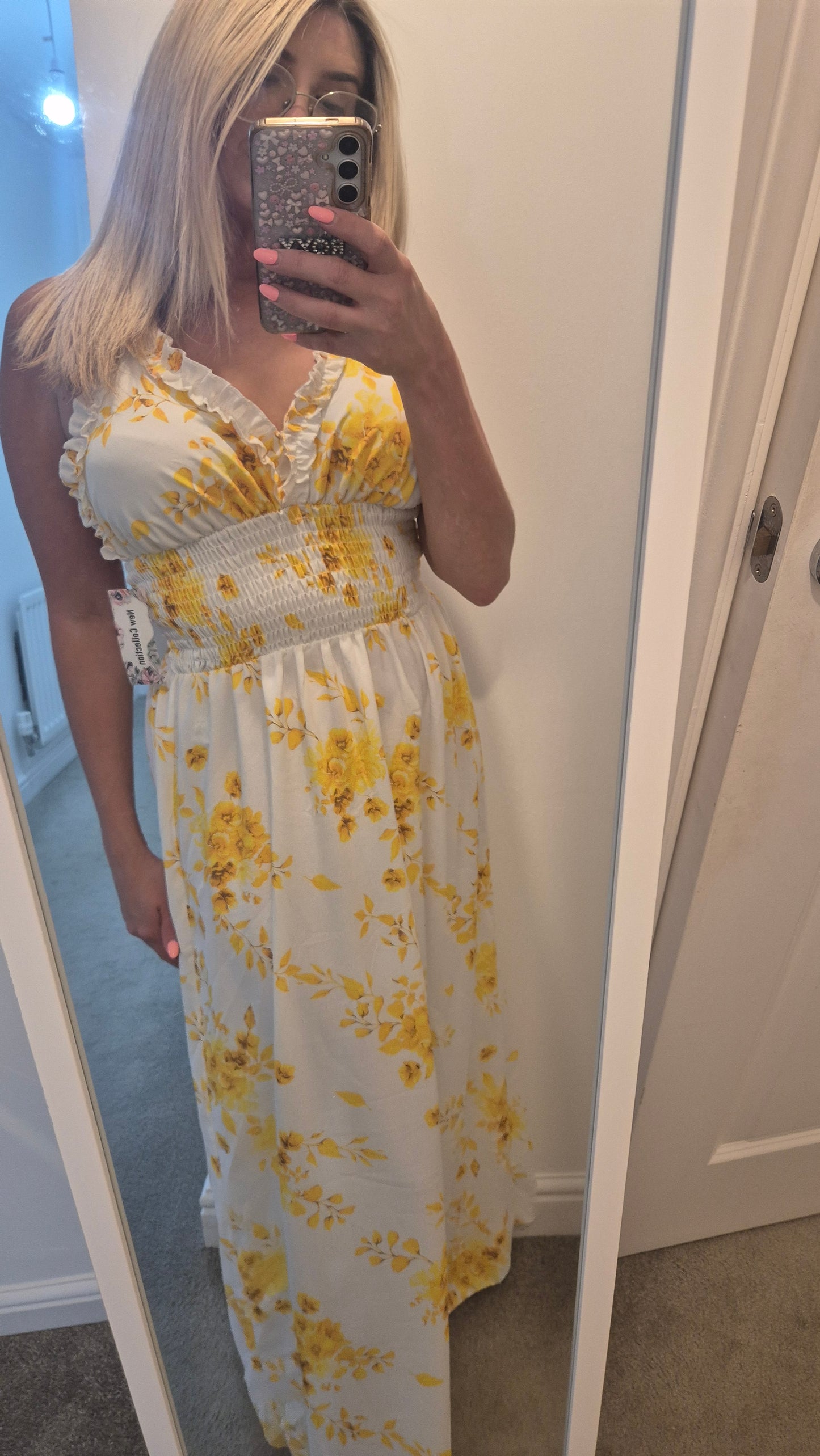 Floral Maxi Dress One Size Was £22 now £18