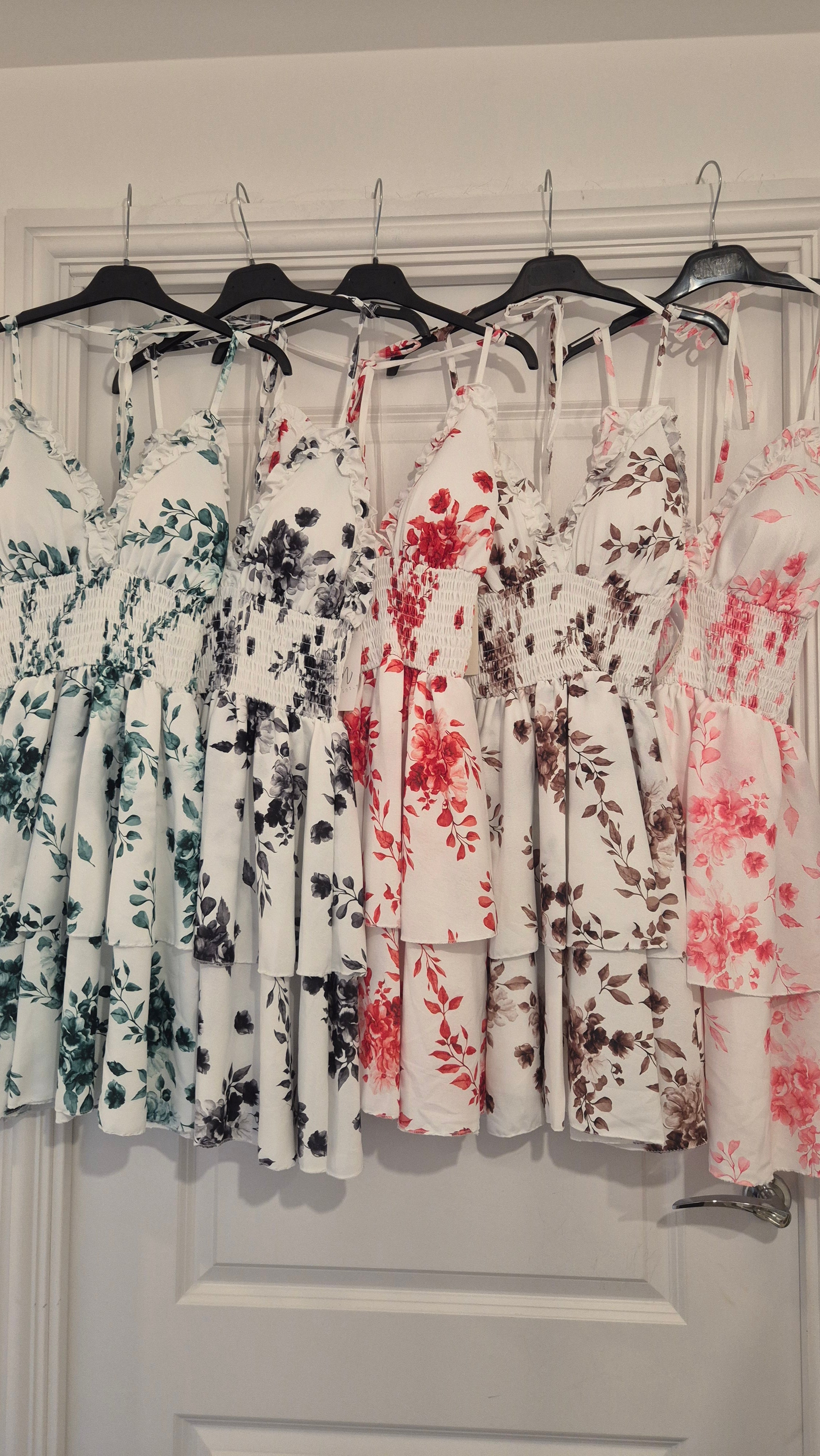 Floral Dress One Size Midi