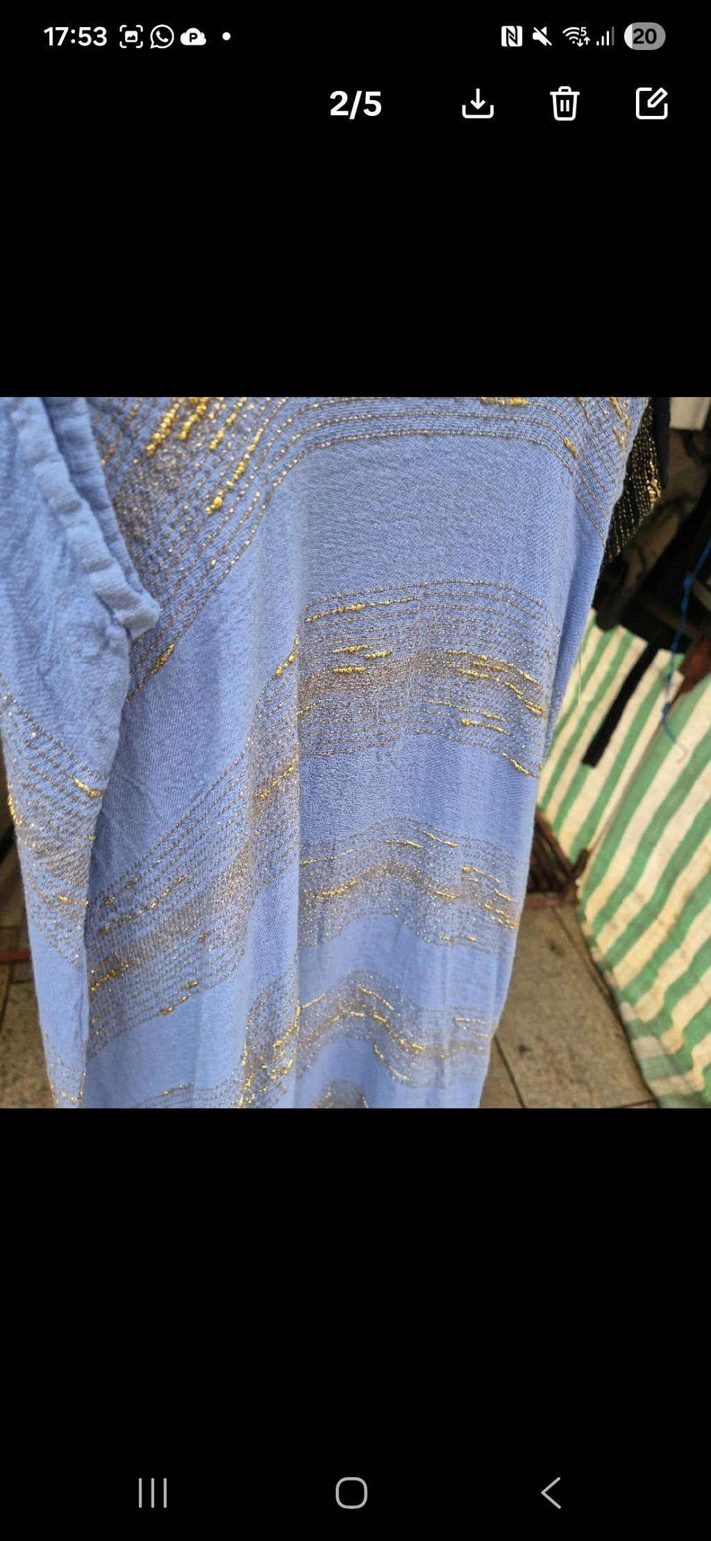Cotton Maxi Dress One Size