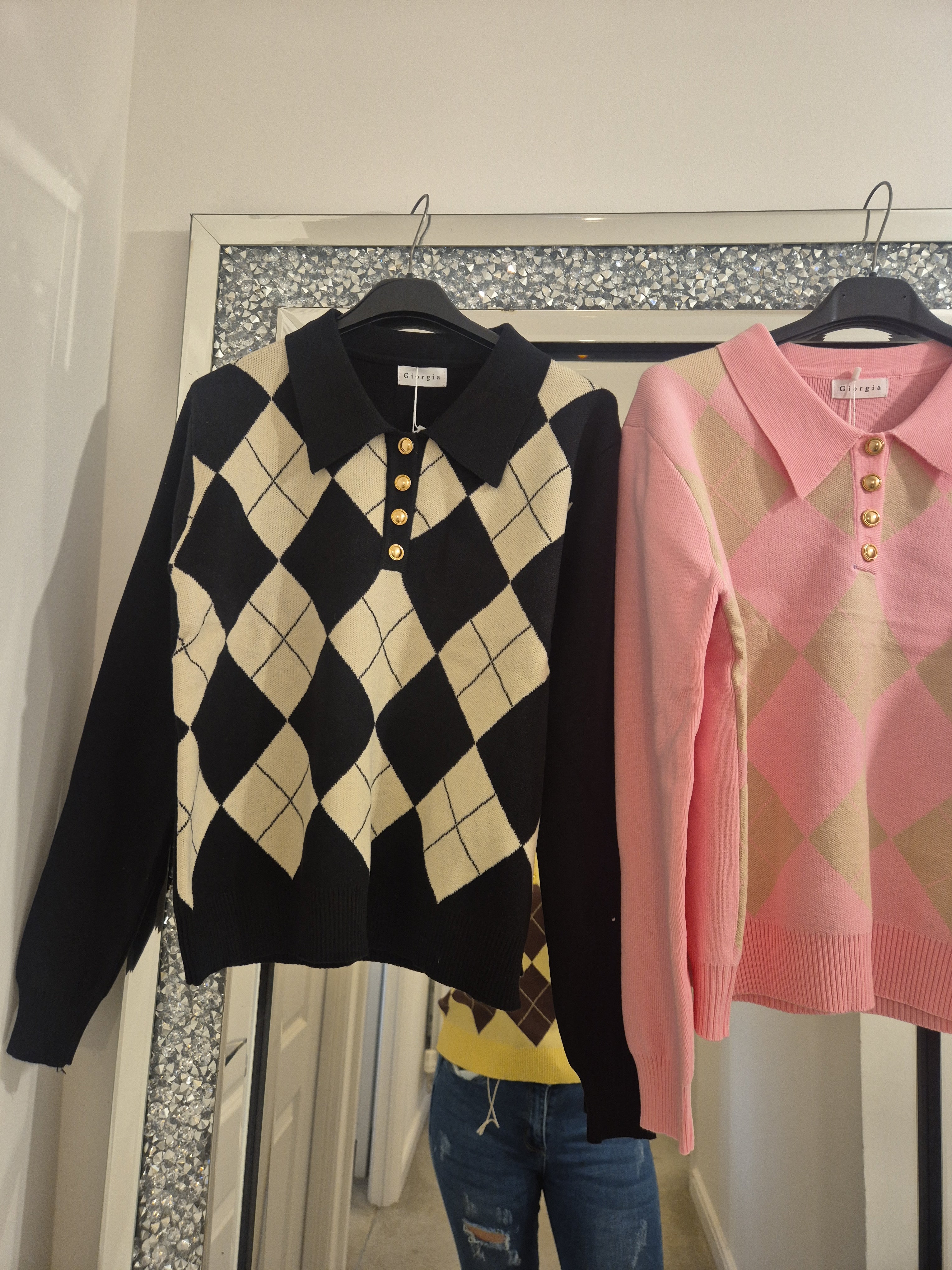 Argyle Jumper M/L