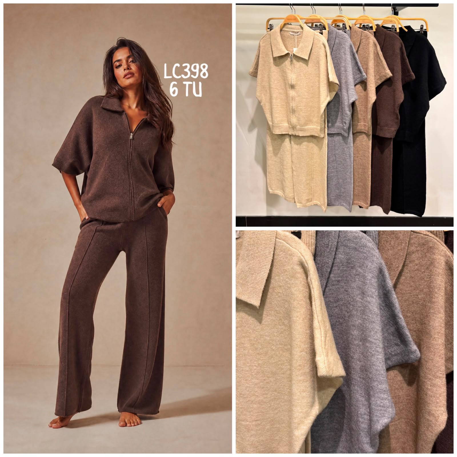 Lily Loungewear Set One Size Various Colours