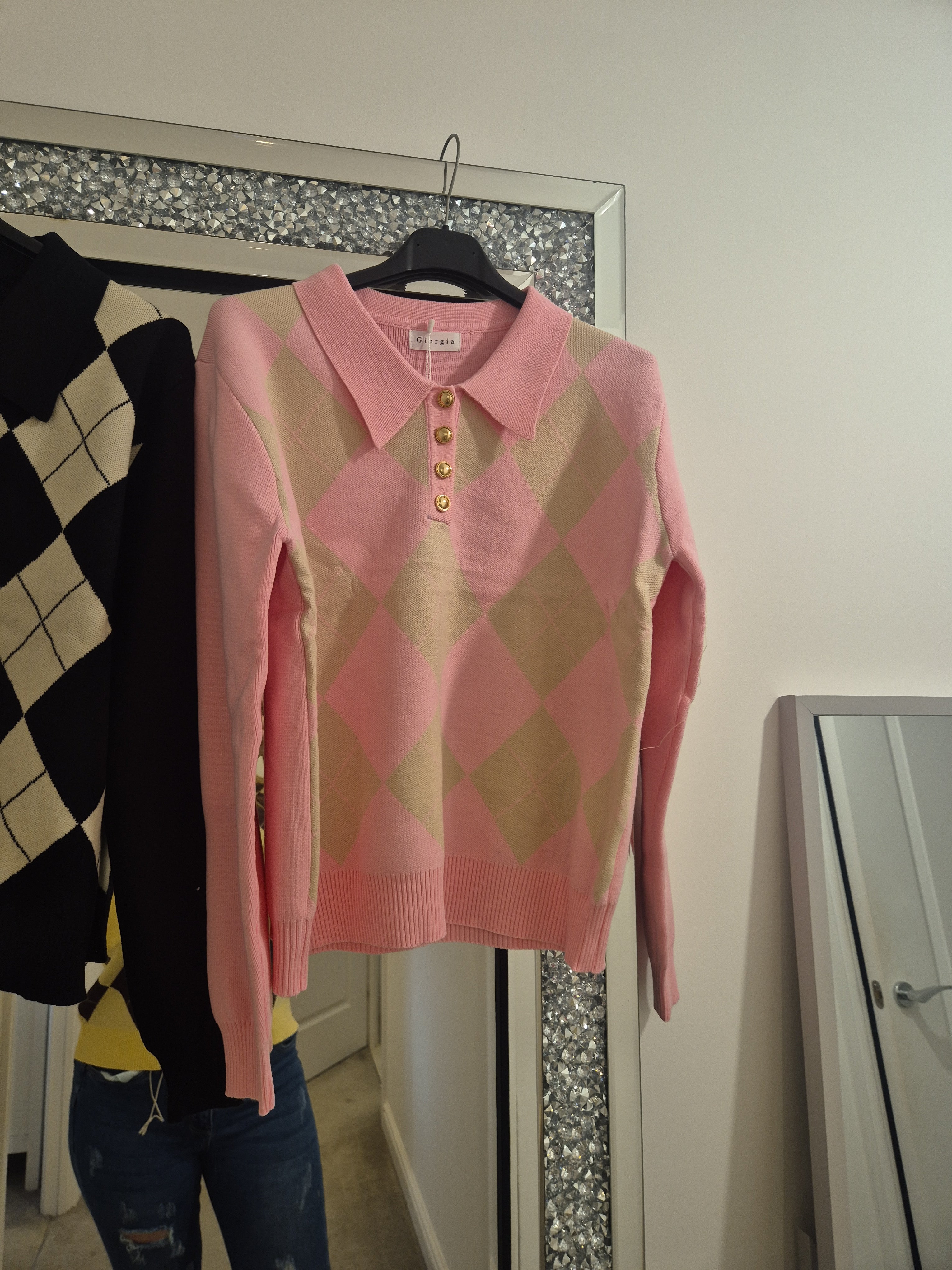 Argyle Jumper M/L