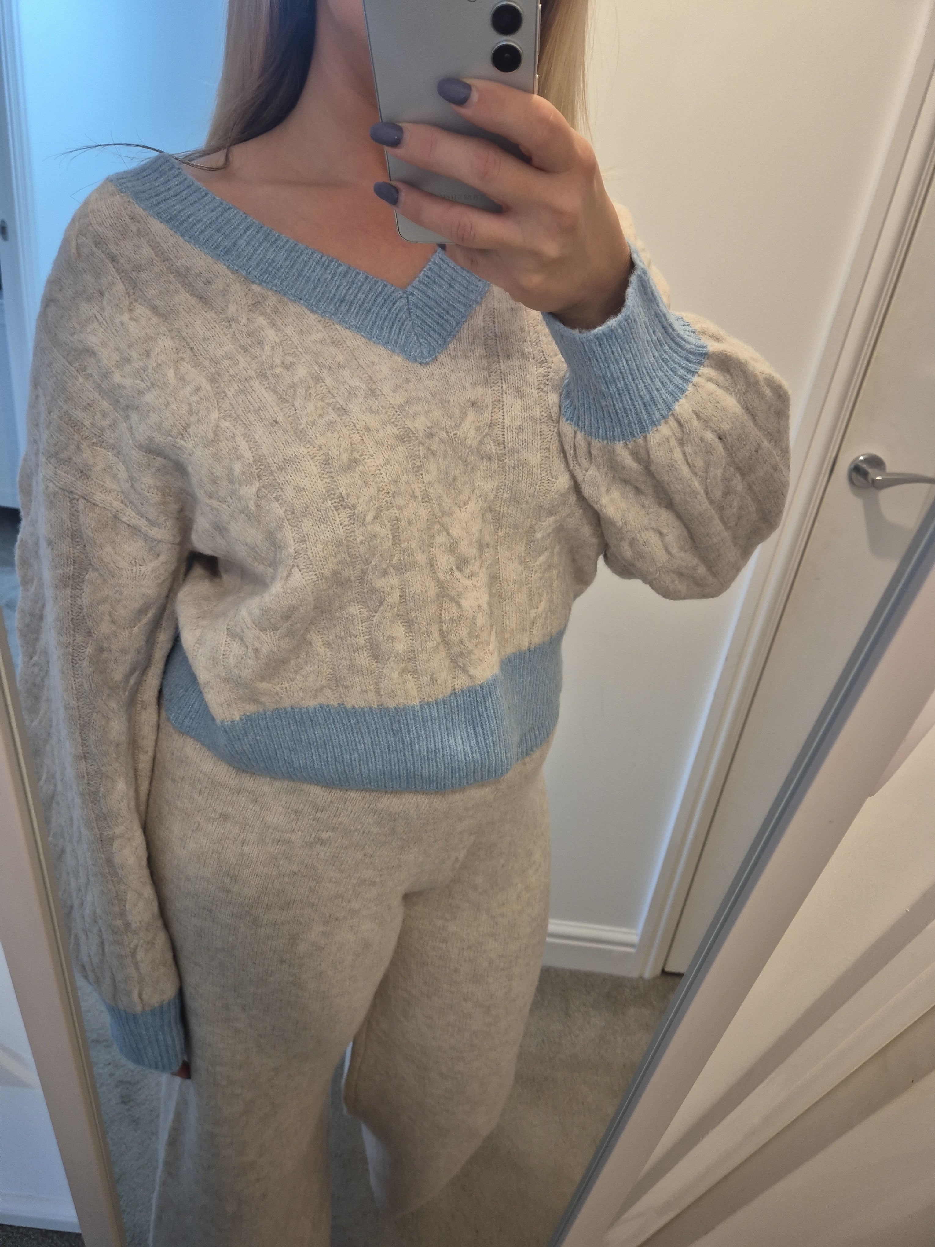 Molly knitted Loungewear Set One Size Beige