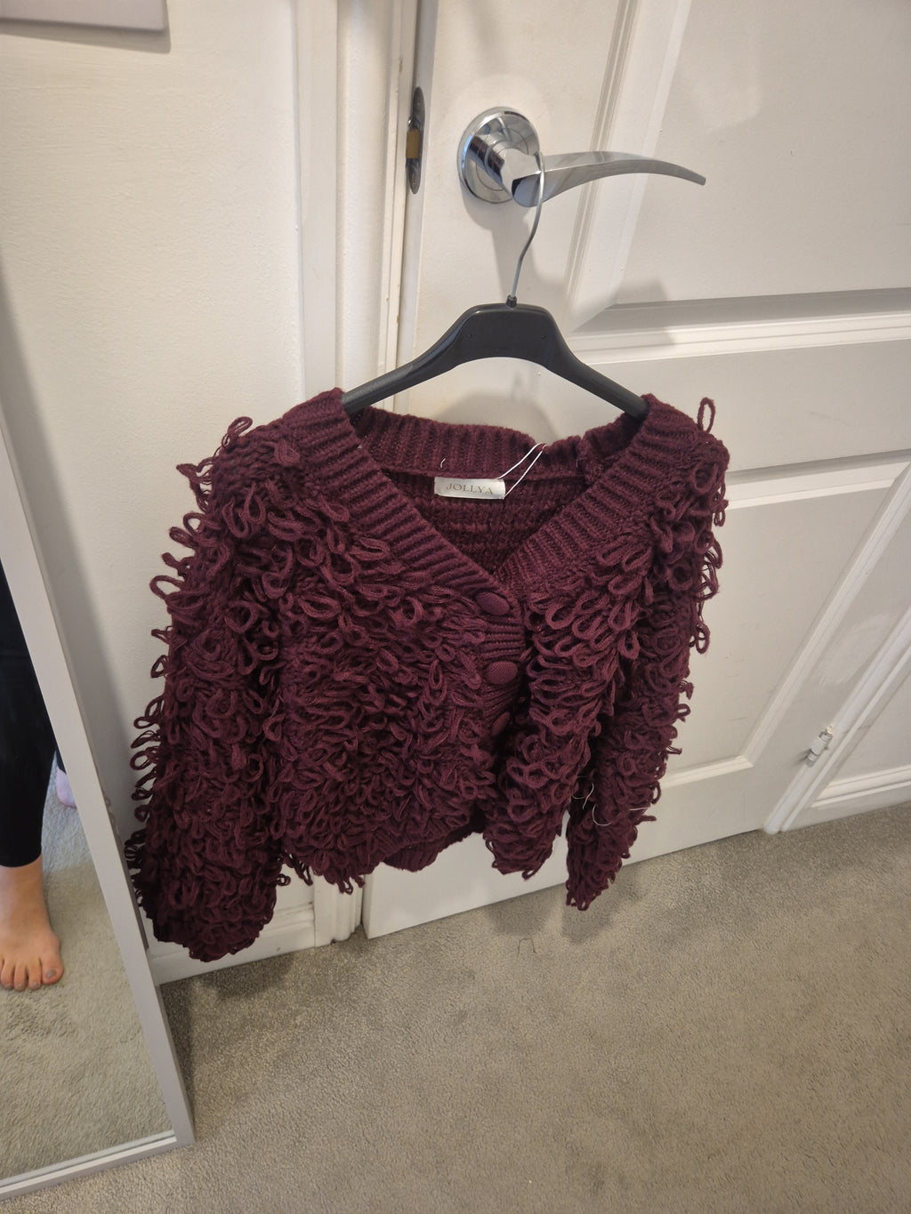 Crazy Knitted Cardigan one Size