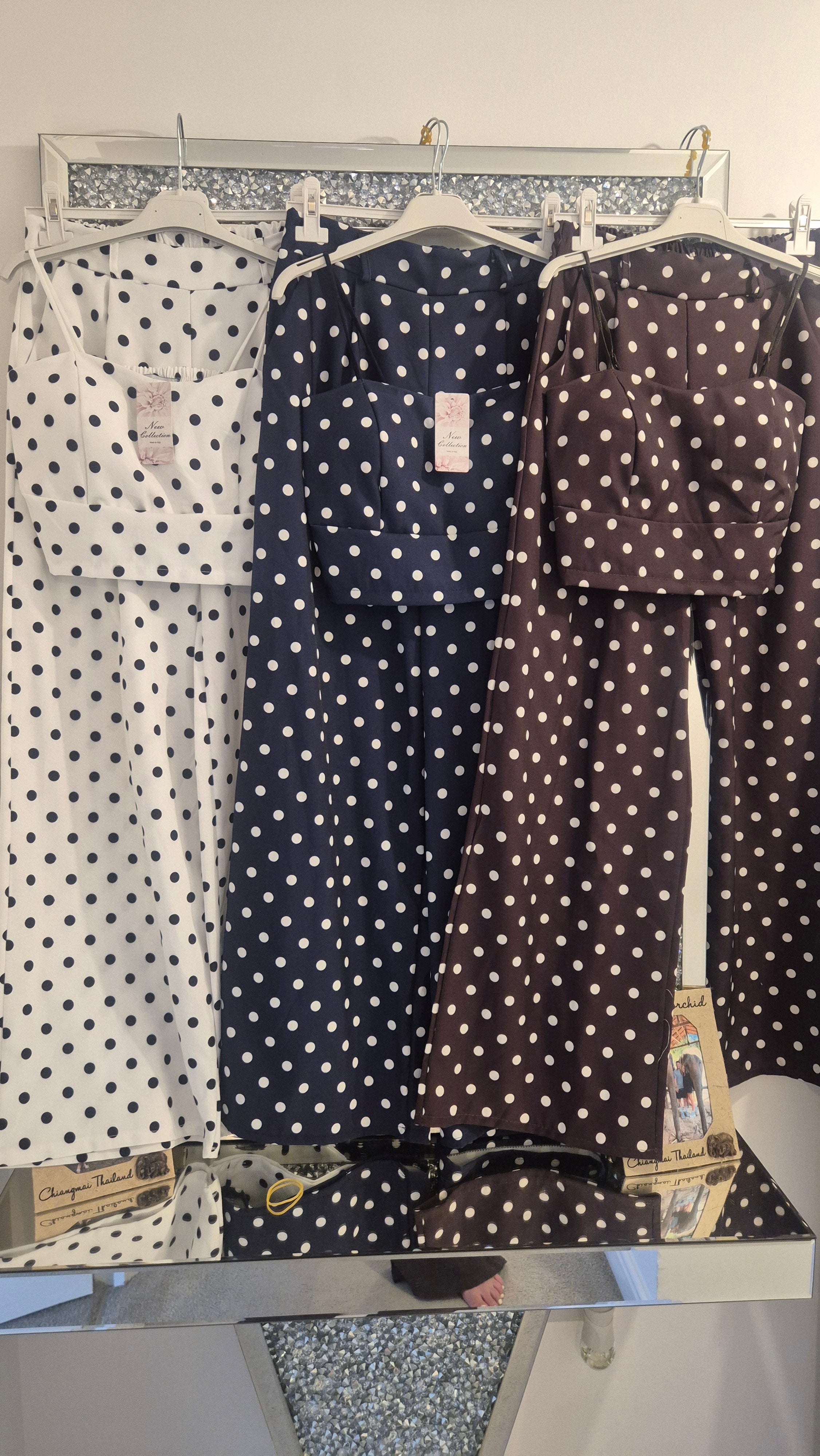 Polka Dot Trouser Set