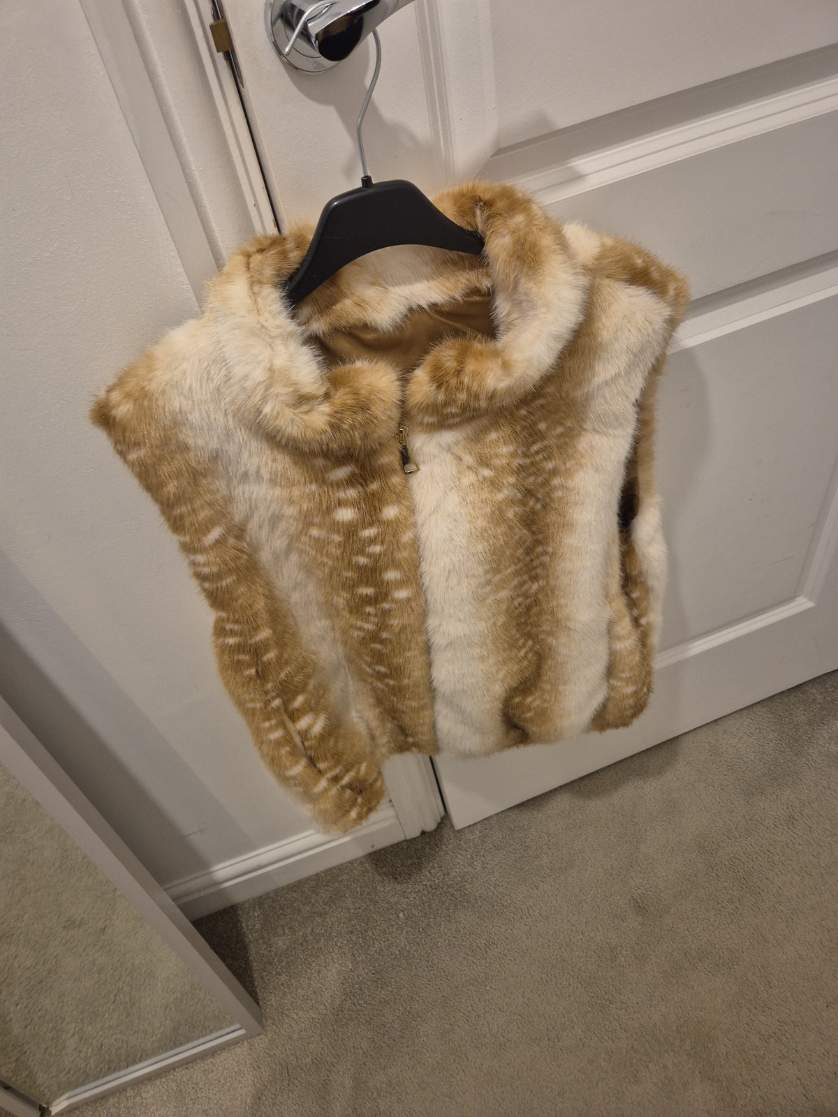 Deer Print Gillet One Size