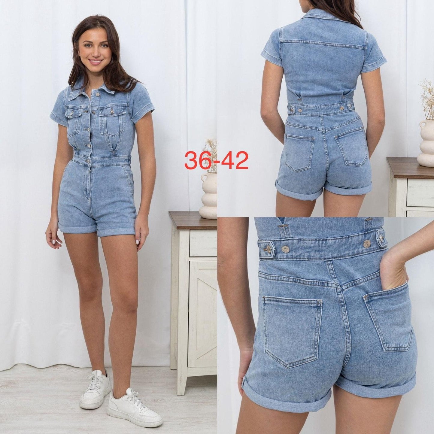 Denim Playsuit