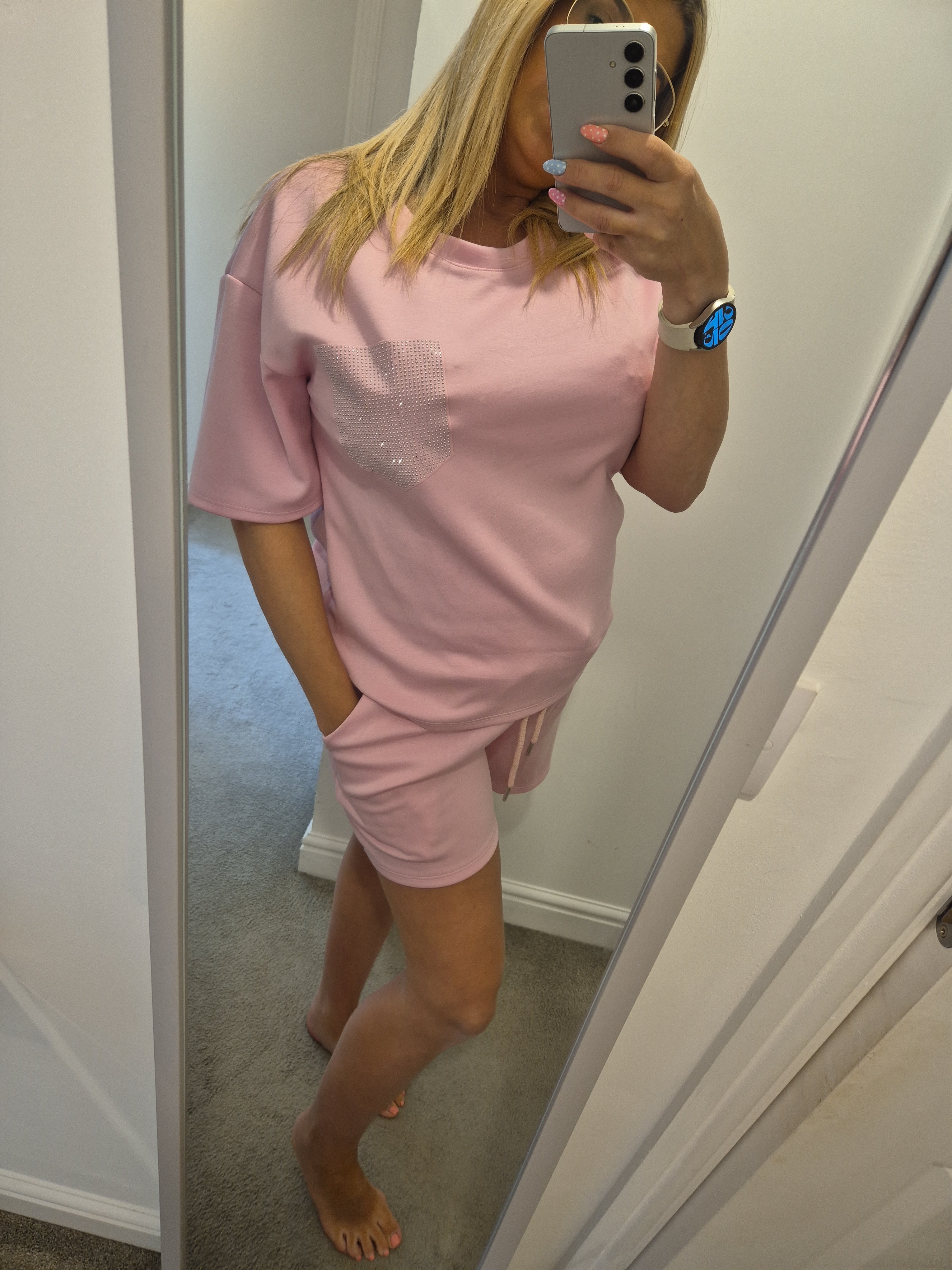 Diamonte Short Set One Size