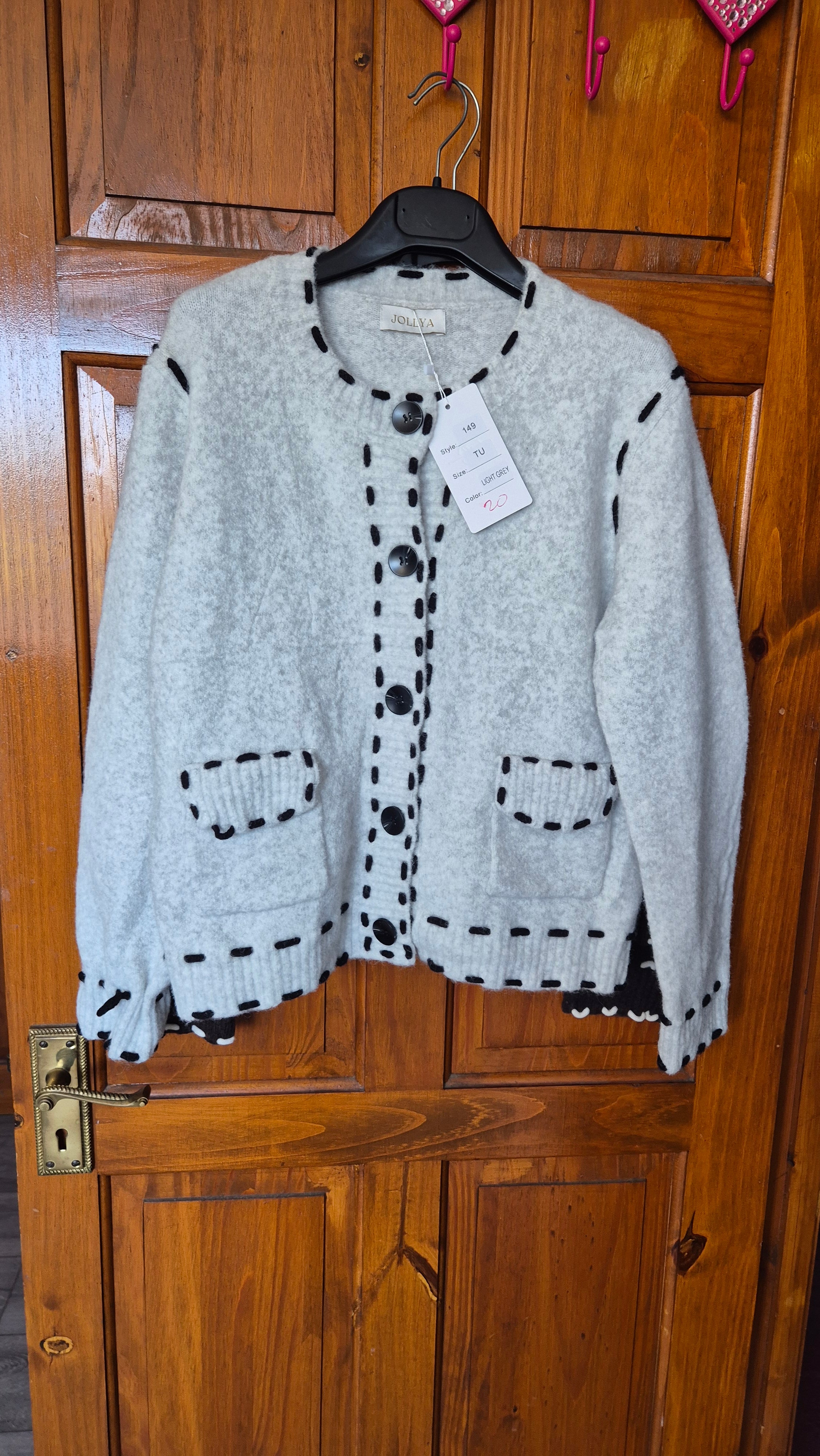 Stitch Knitted Cardigan One Size Various Colours