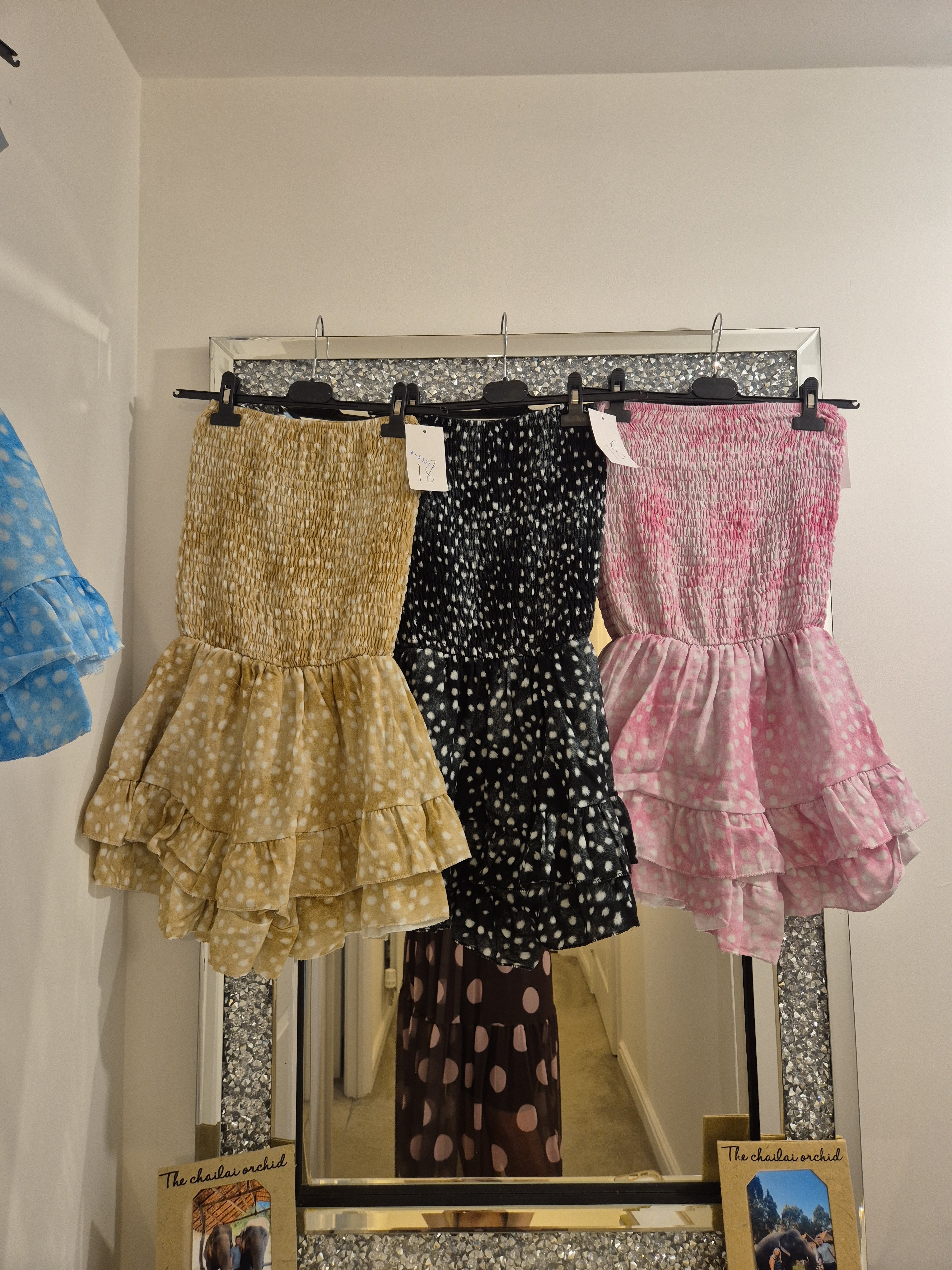 Polka Dot Playsuit One Size Various Colours
