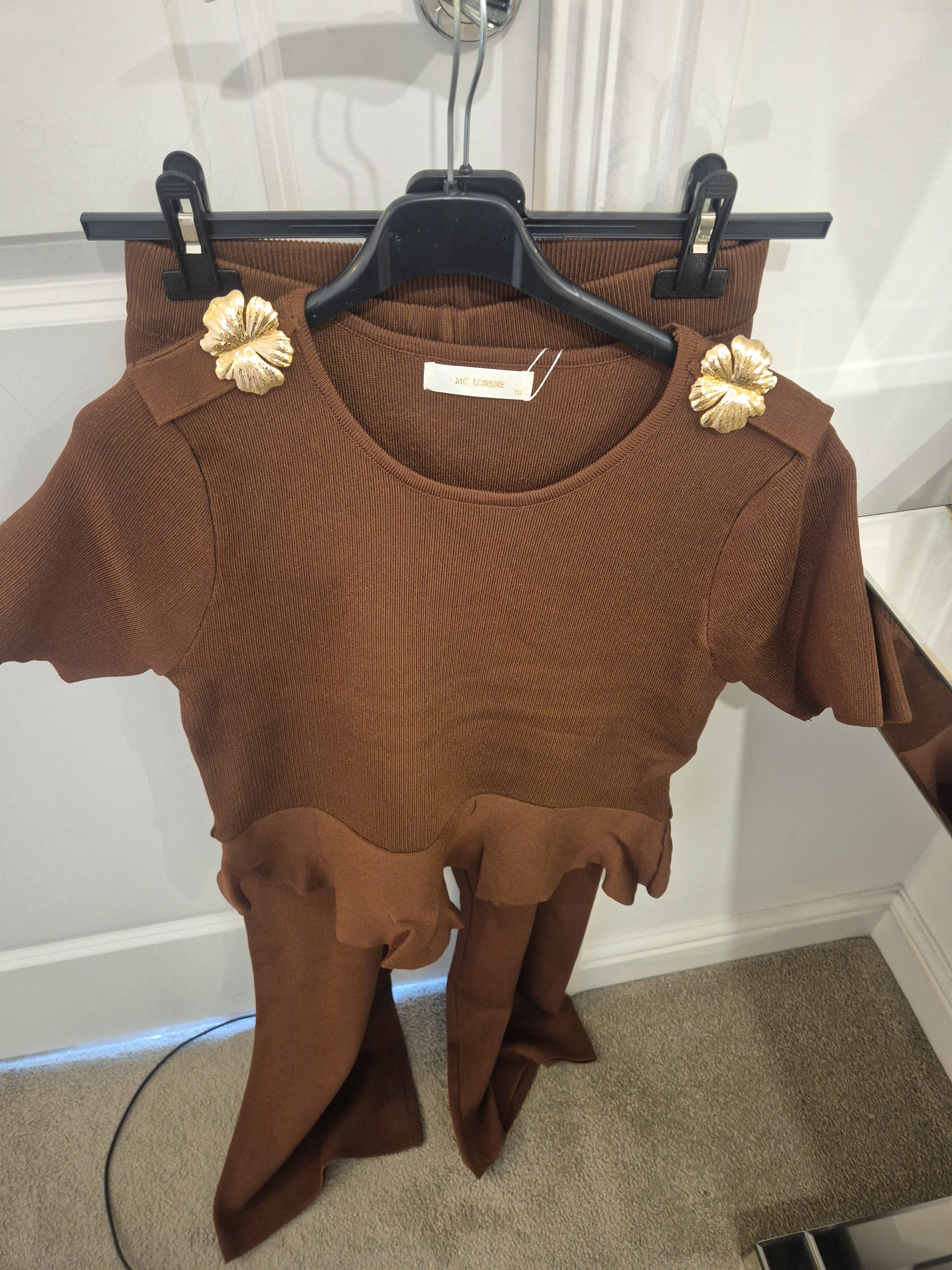 Flower Broach Set One Size