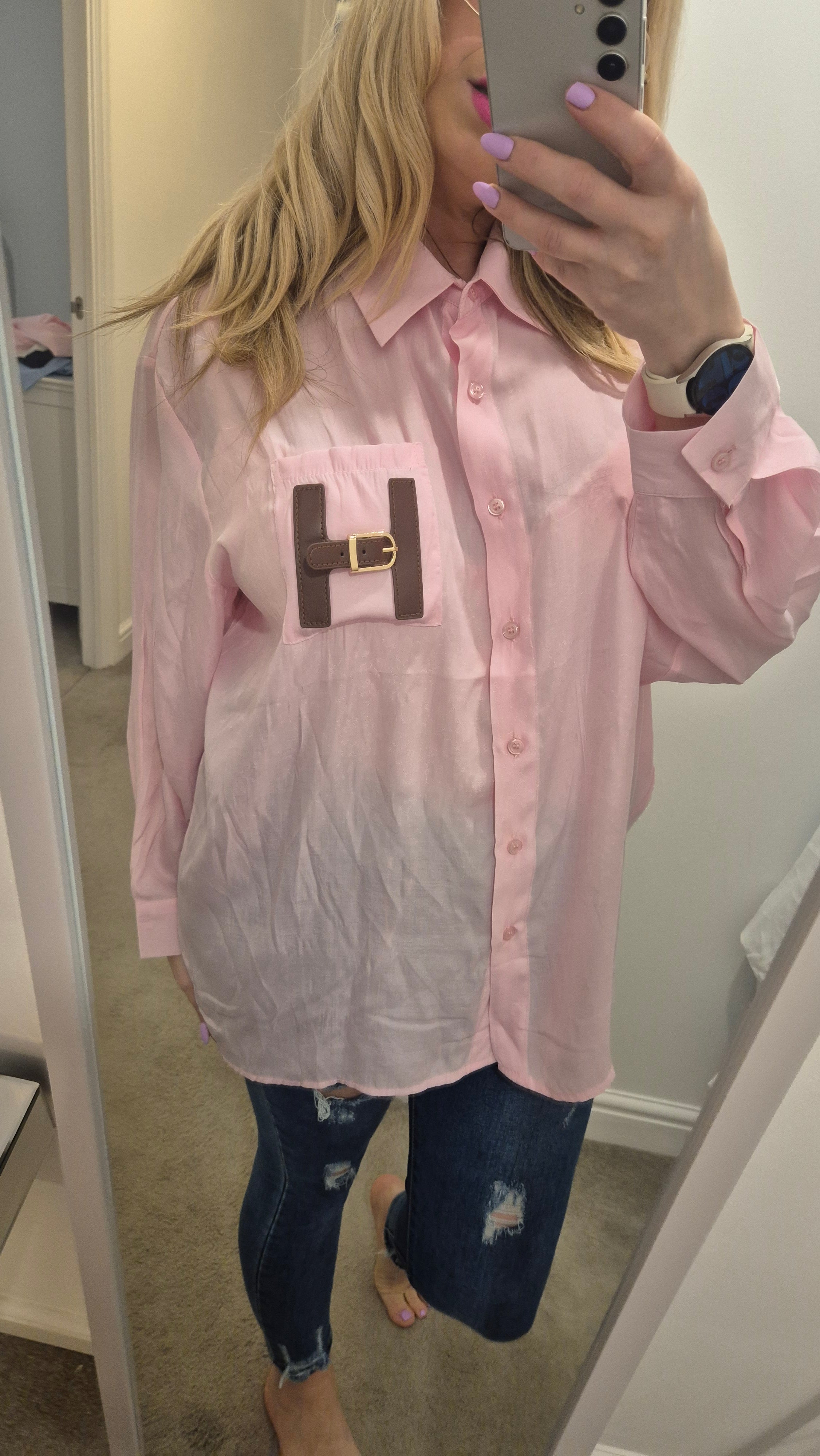 H Shirt Size M/L