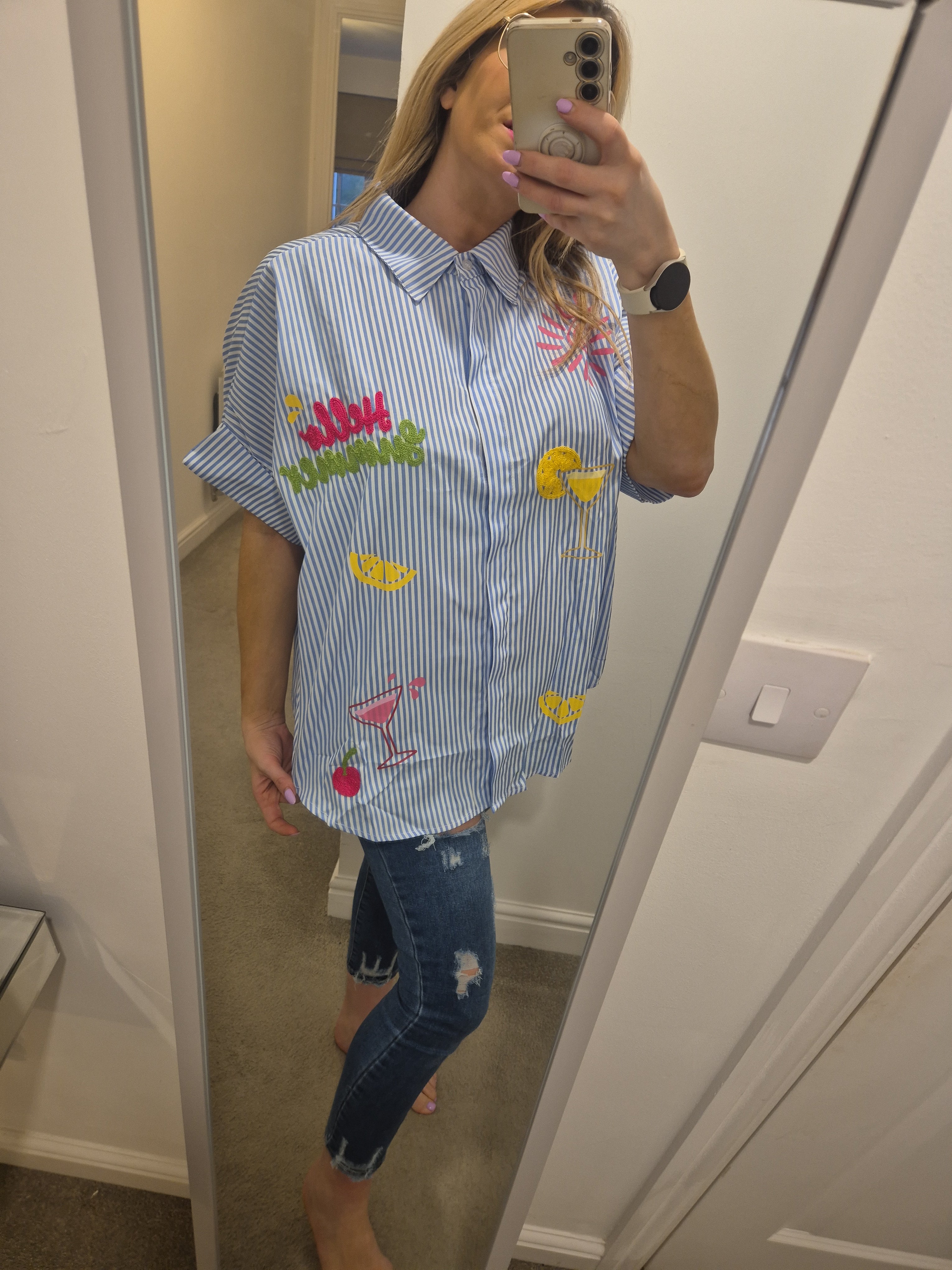 Stripe Shirt One Size