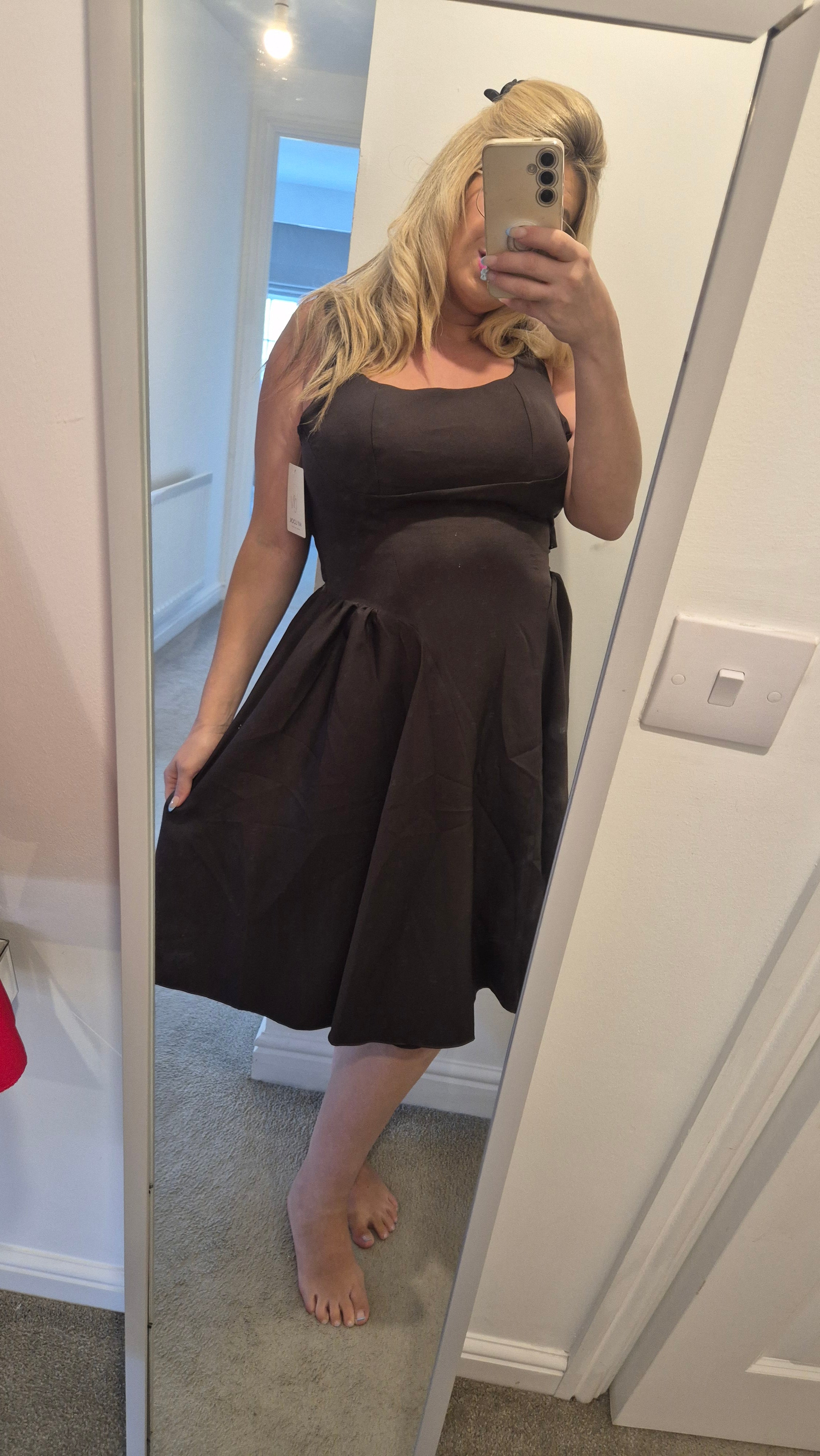 Milly Midi Bow Dress One Size