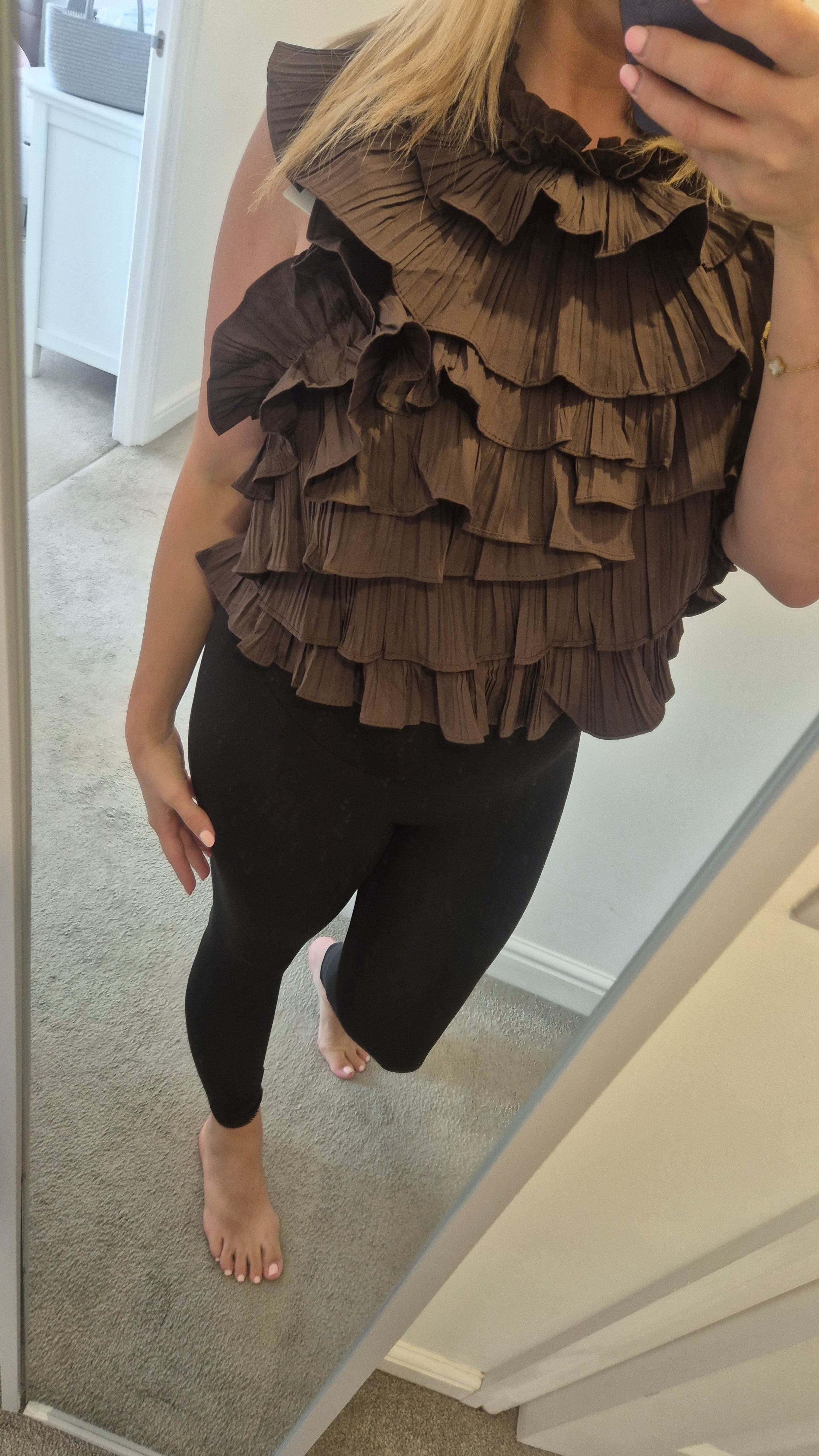 Ruffle Top m/l