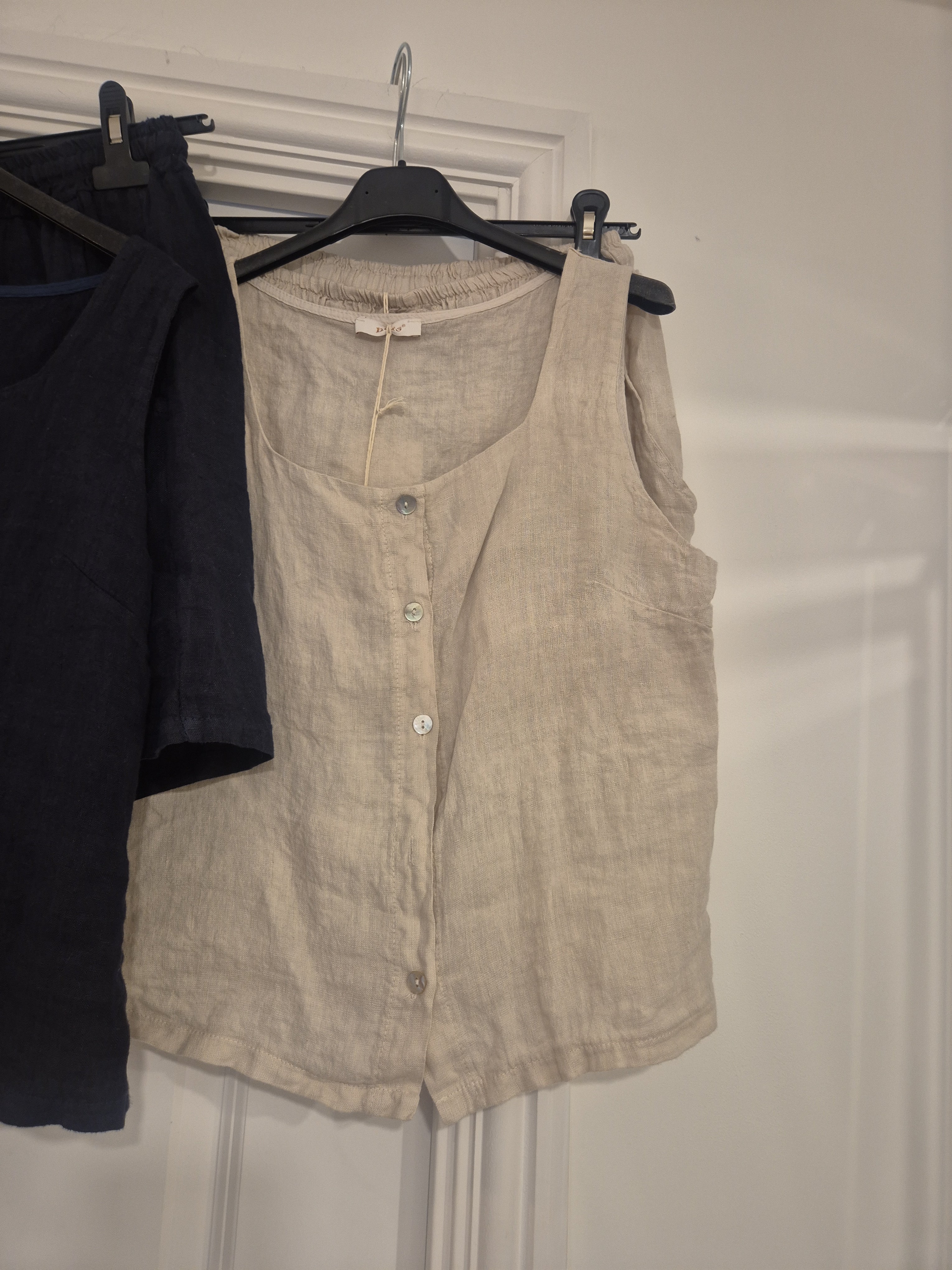 Linen short Set One size