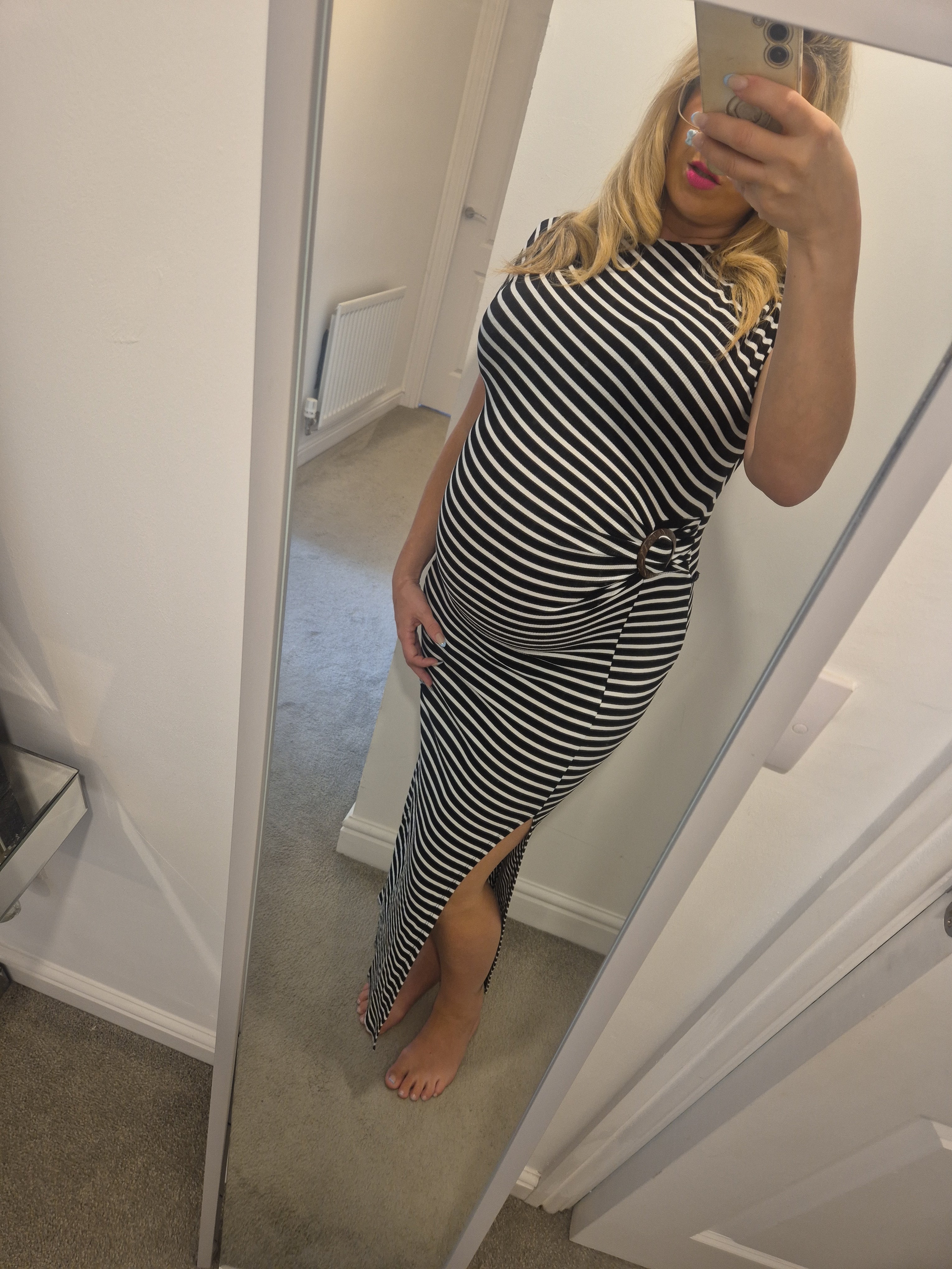 Stripe Dress One Size