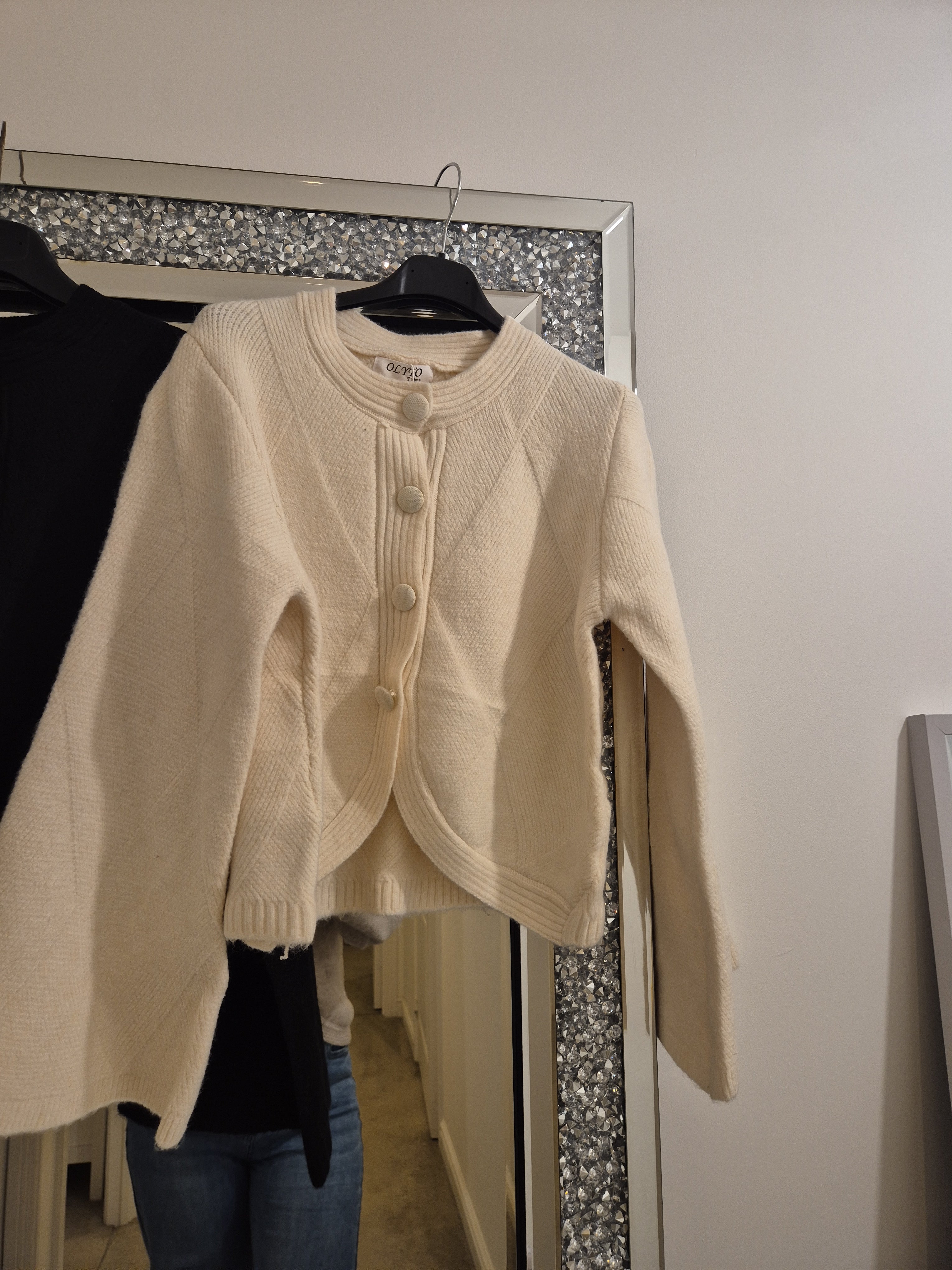 Chunky Knitted Cardigan One Size