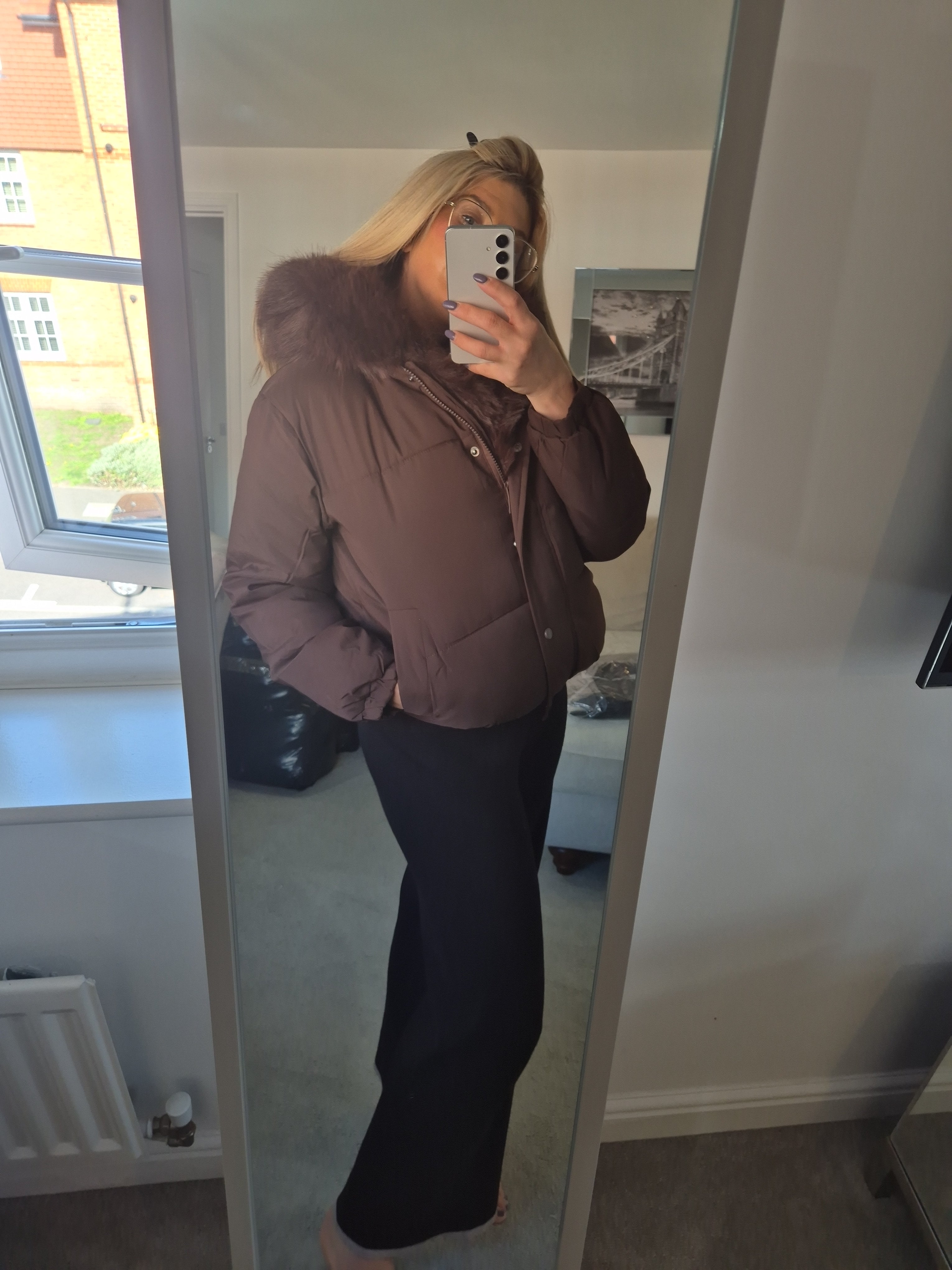 Puffer Jacket Chocolate