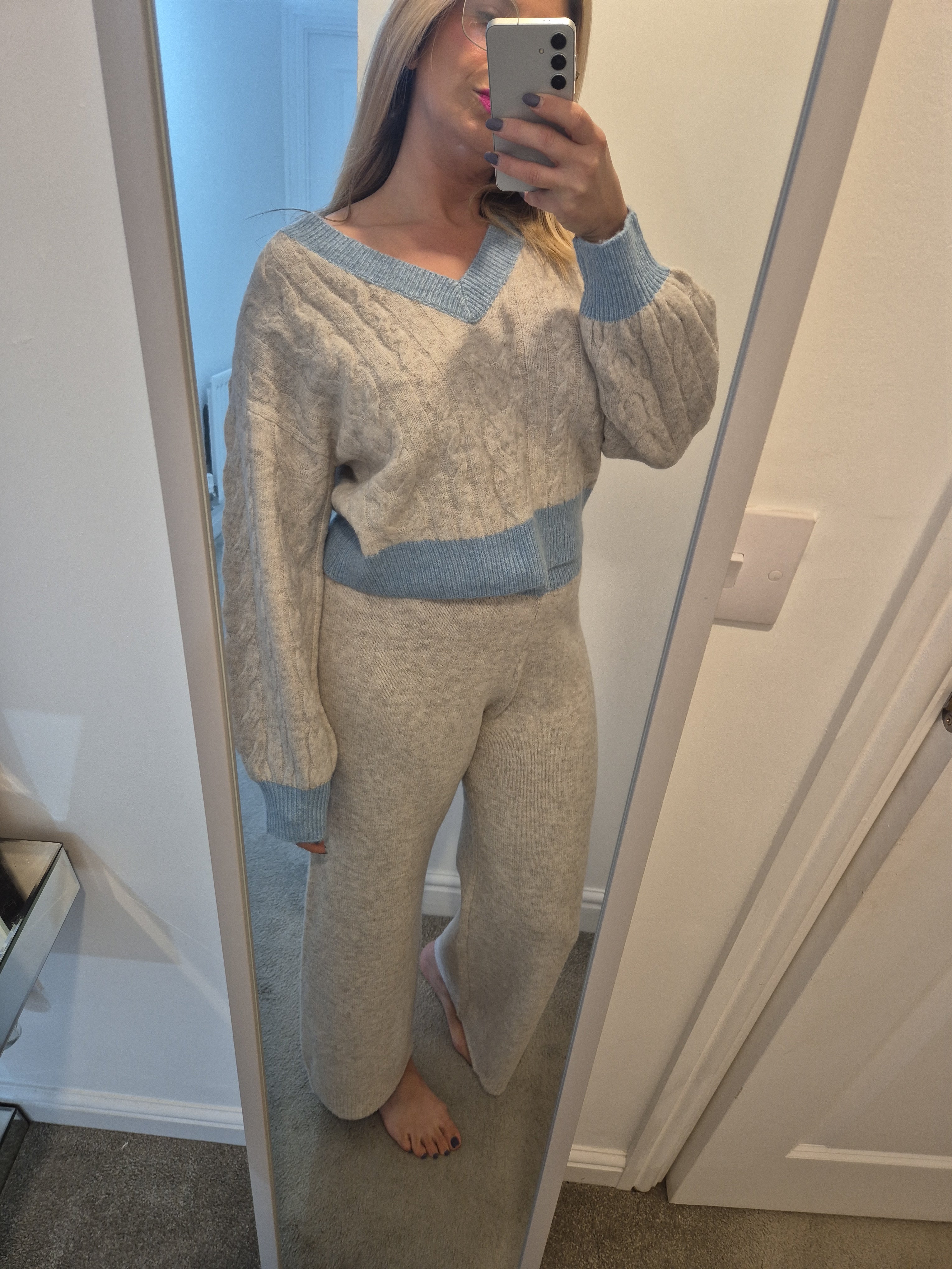 Molly knitted Loungewear Set One Size Beige