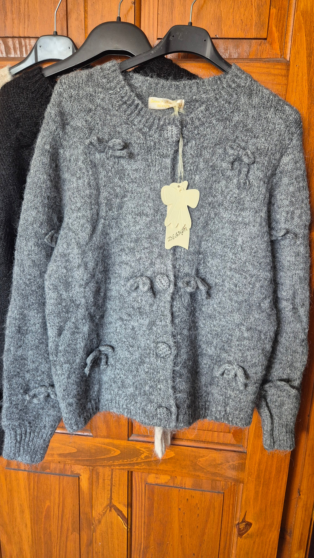 Bow Cardigan One Size Various Colours