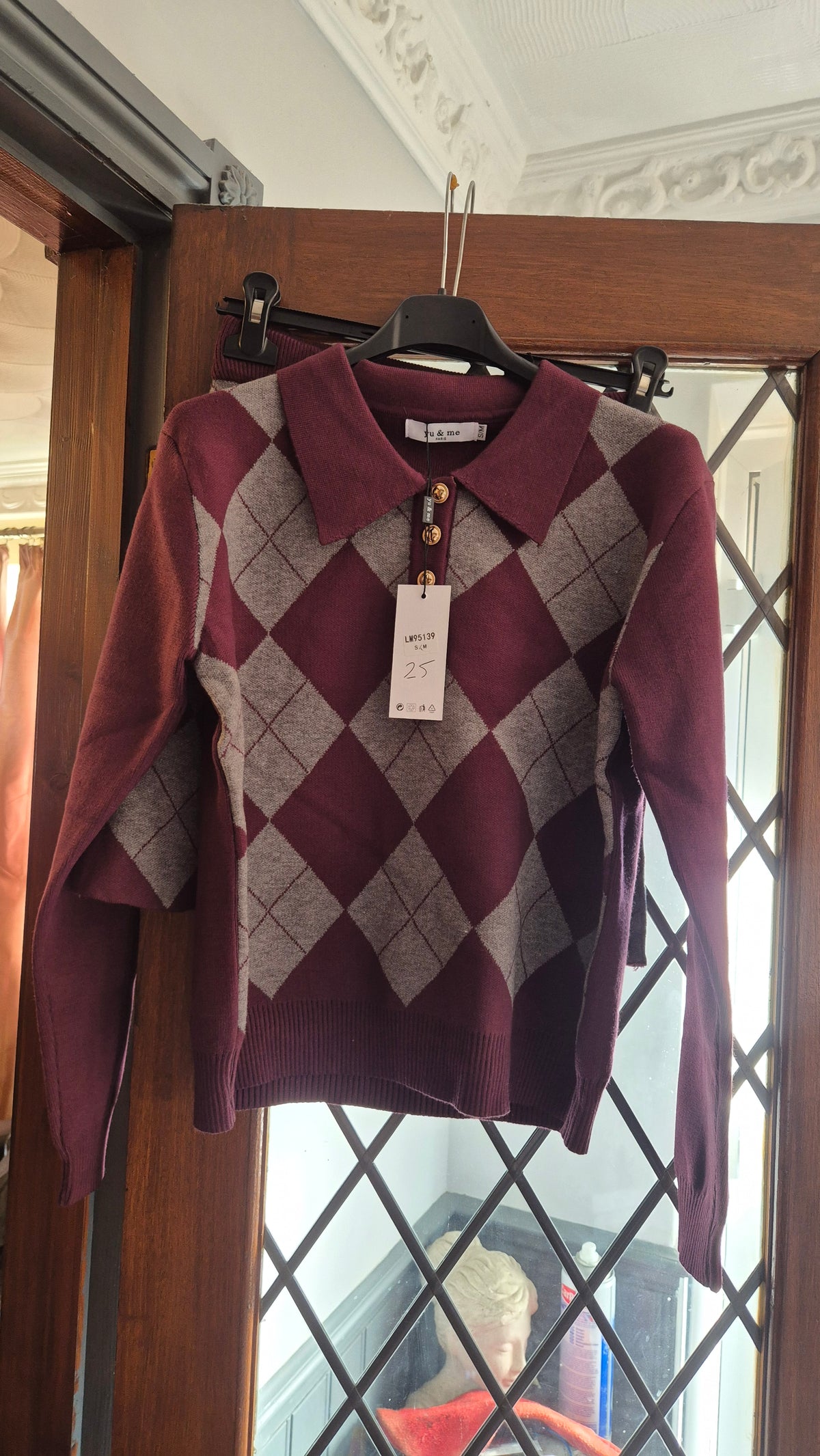 Argyle Skirt Set m/l