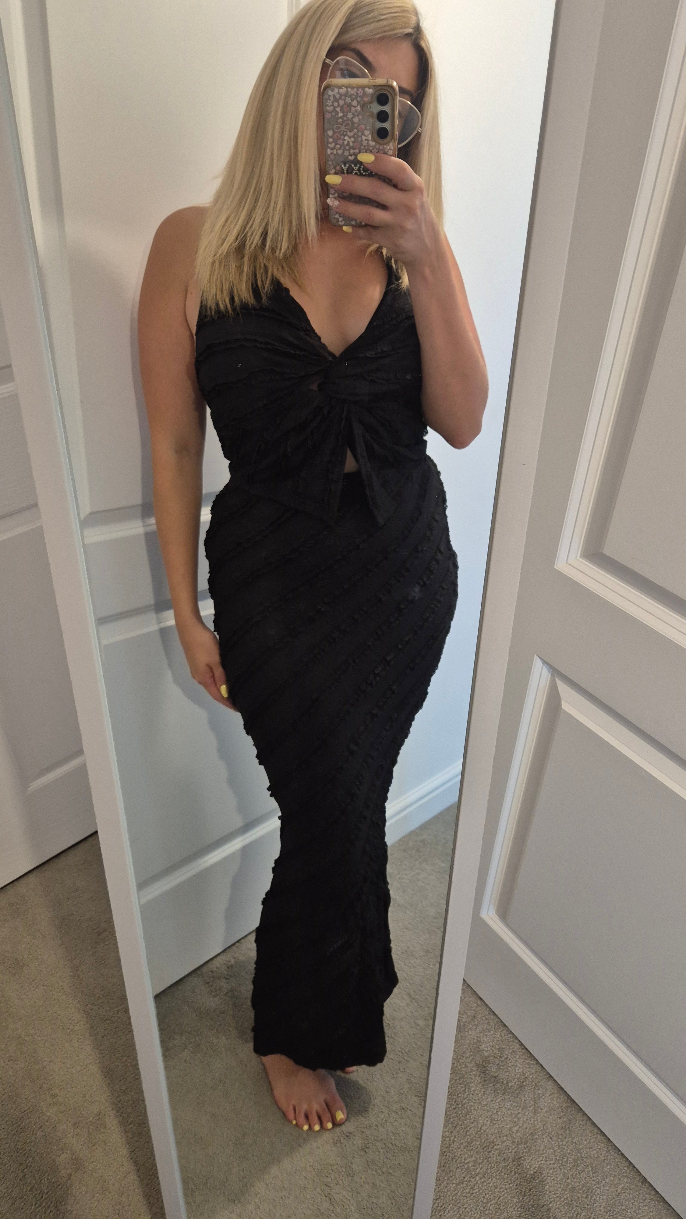Charlie Skirt Set Black