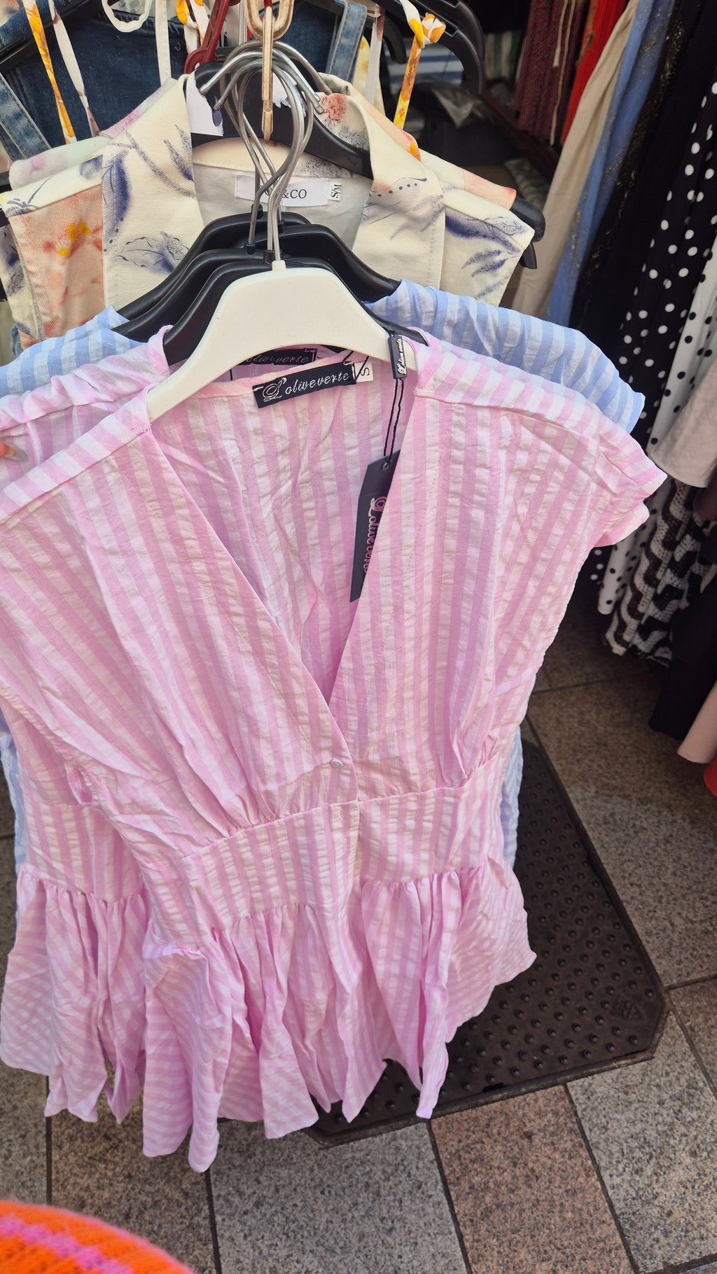 Stripe Dress Pink