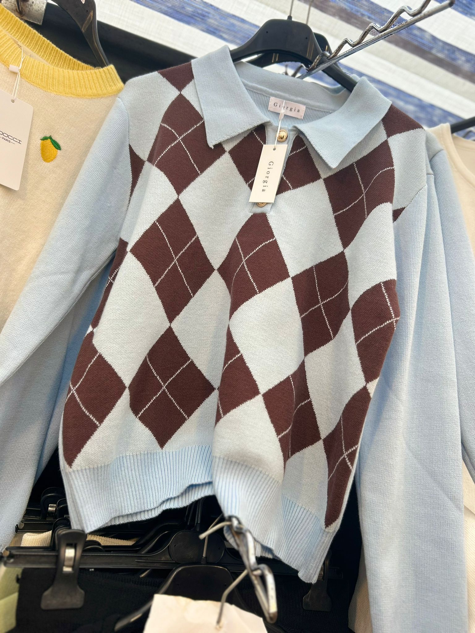 Argyle Jumper M/L