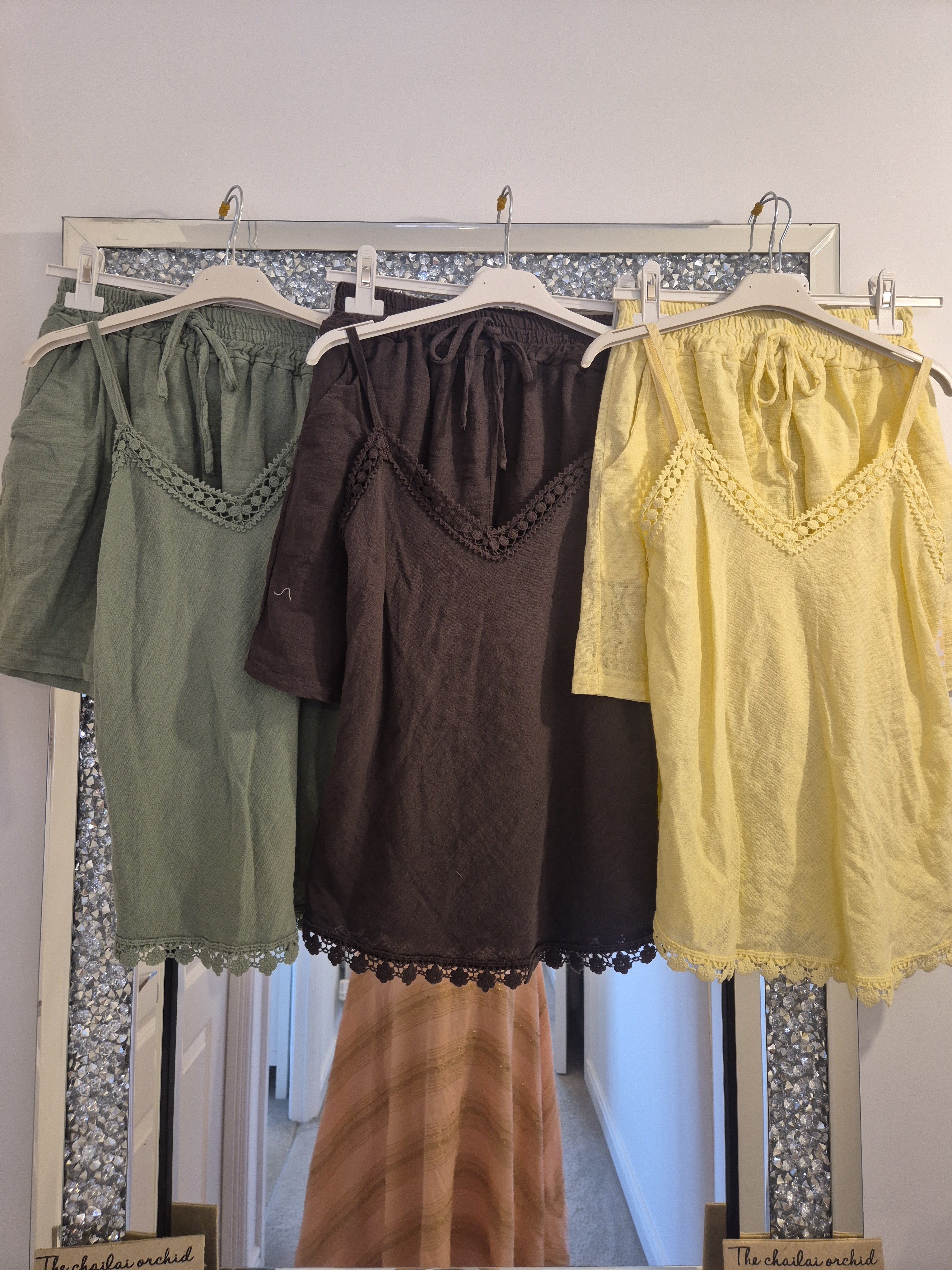 Linen Short Set One Size