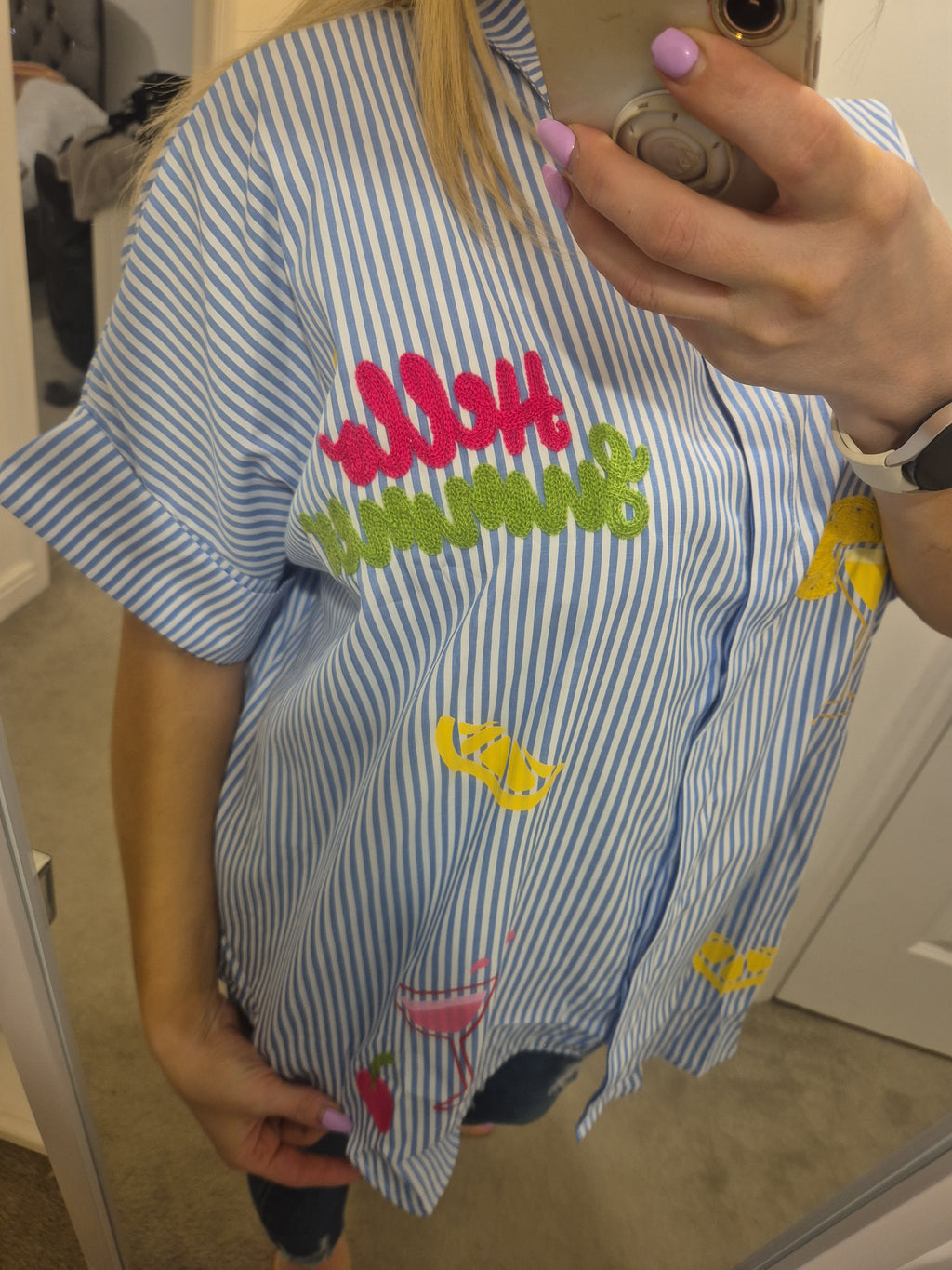 Stripe Shirt One Size