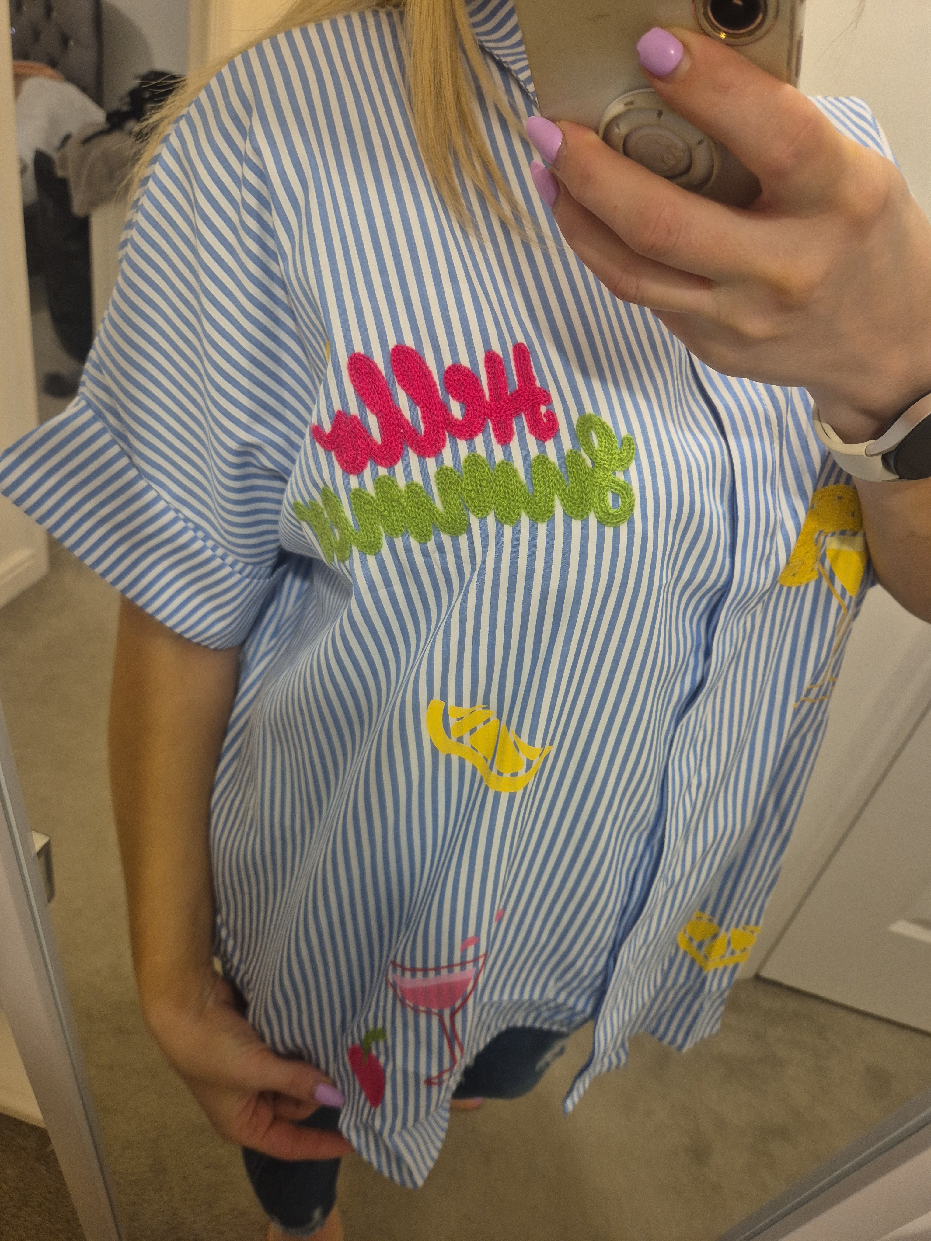 Stripe Shirt One Size