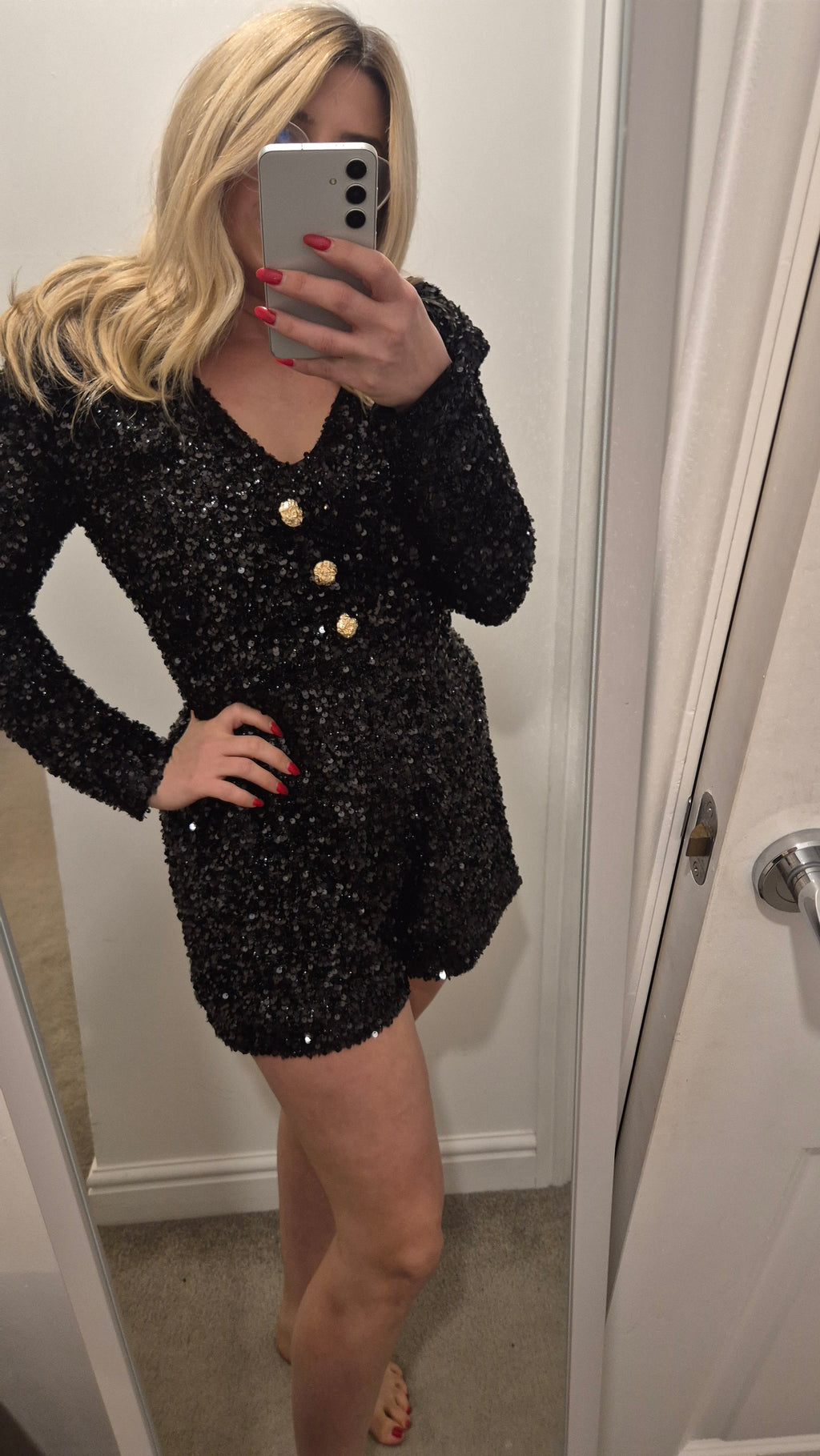 Glitzy Playsuit Small
