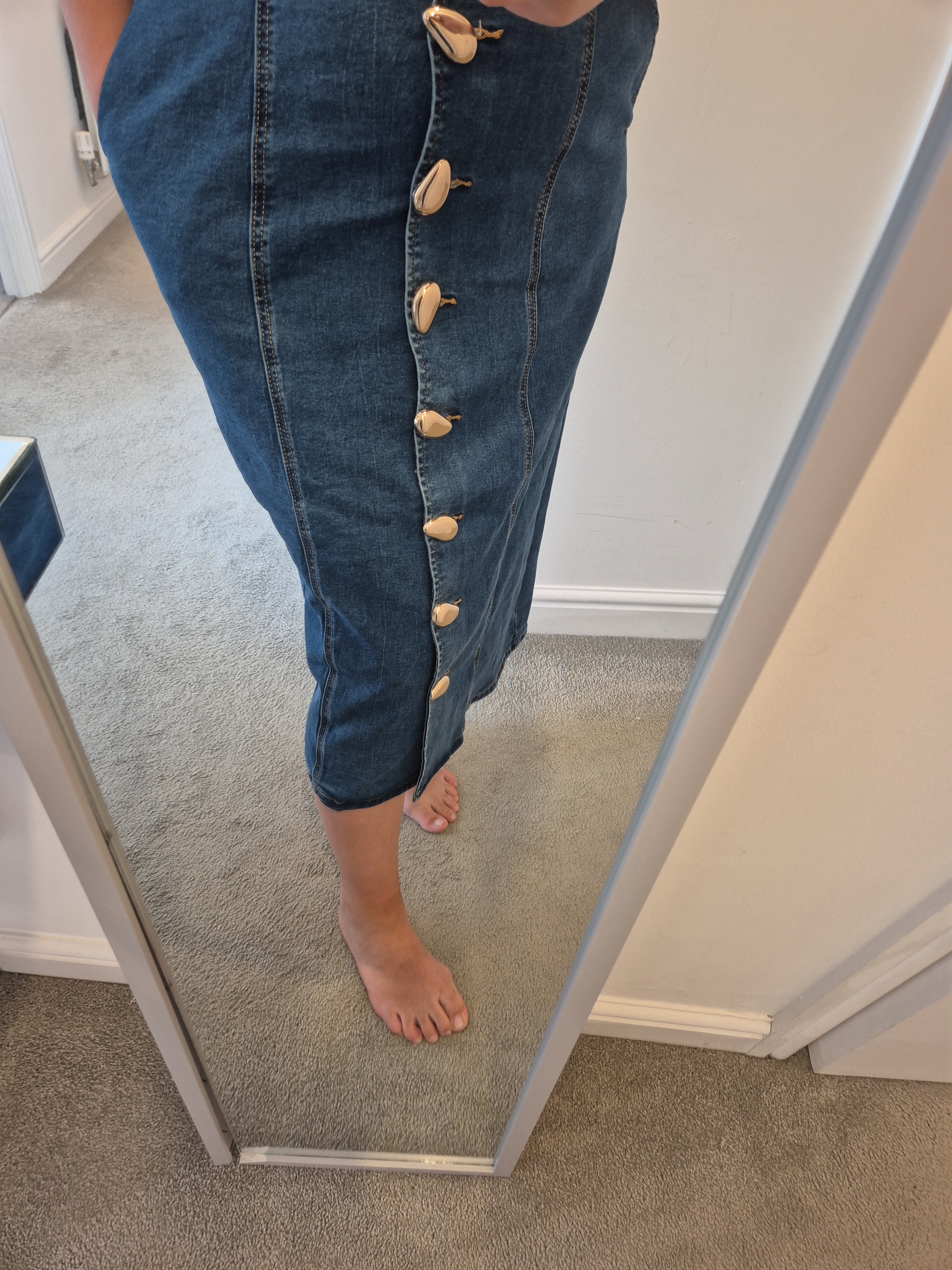 Denim Pebble Dress