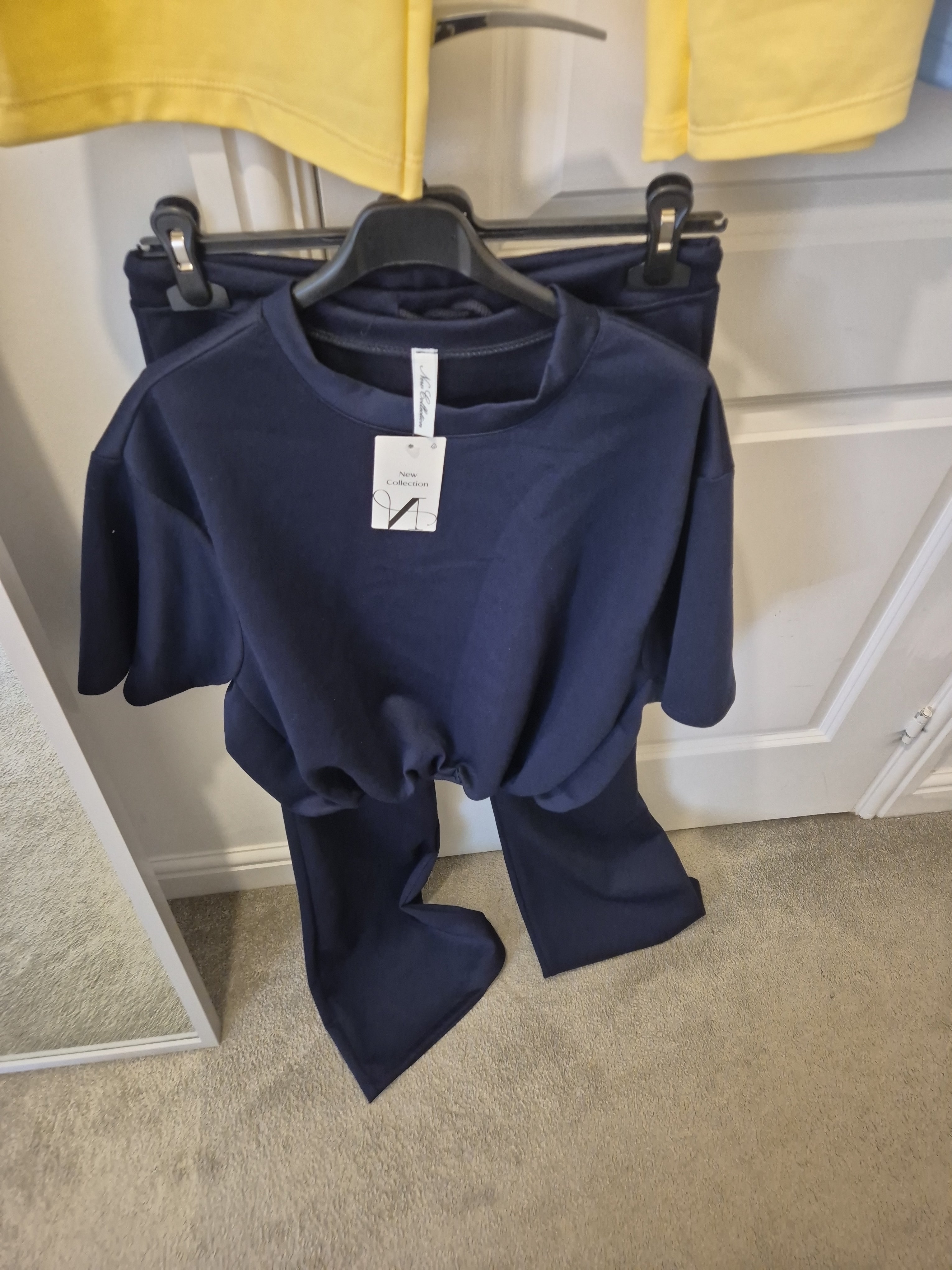 Yoga Pant Set Short Sleeve