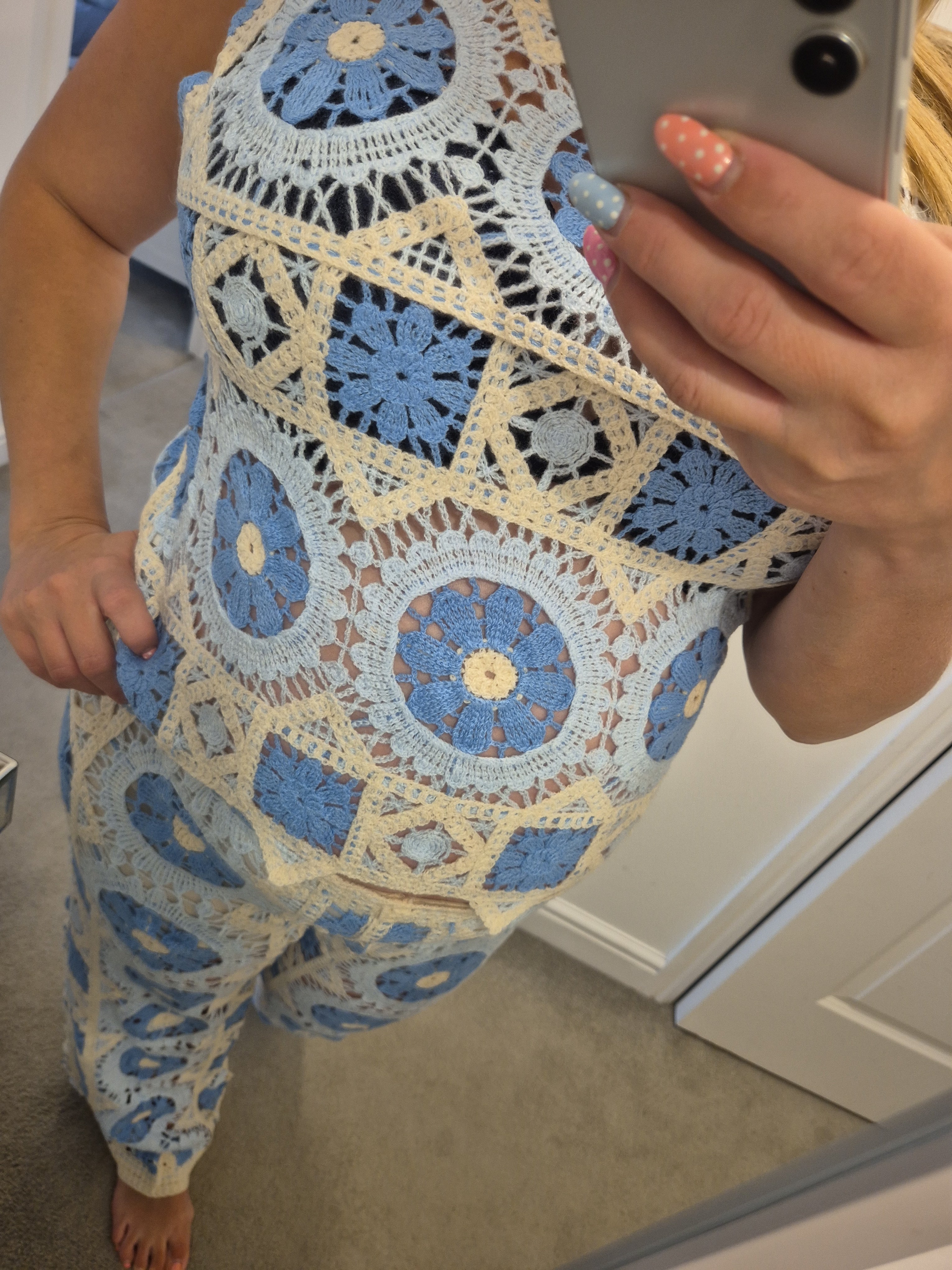 Melanie Crochet Set