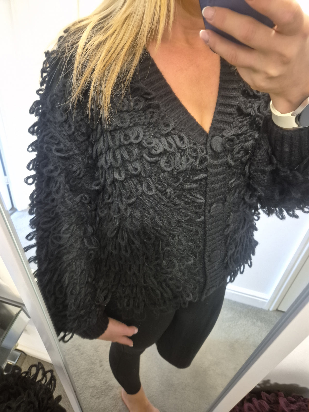 Crazy Knitted Cardigan one Size