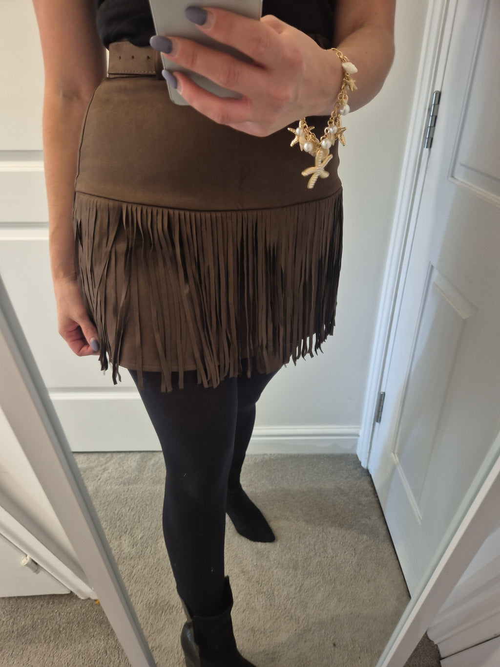 Paris Skirt Chocolate