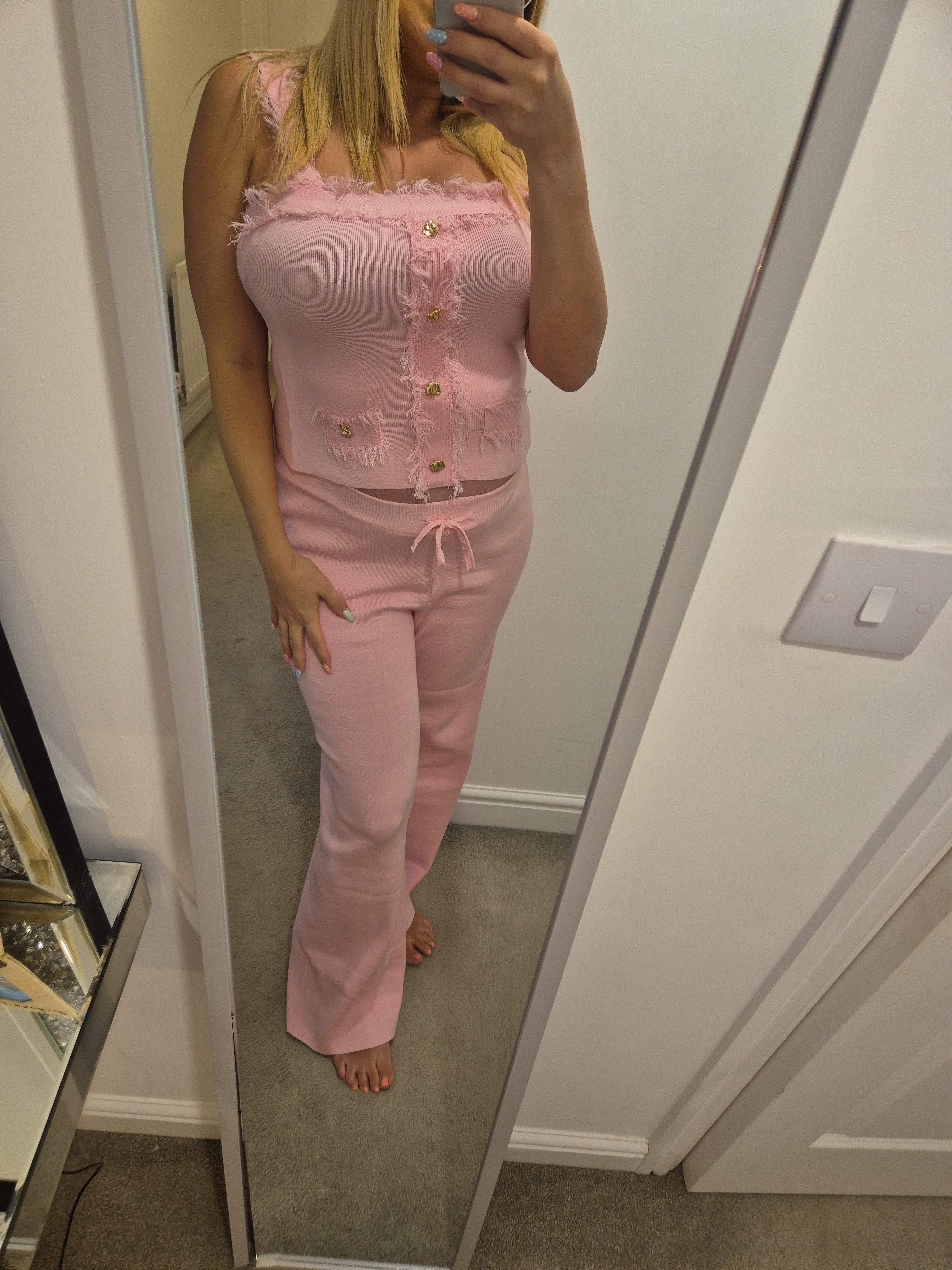 Daisy Set Pink Only One Size