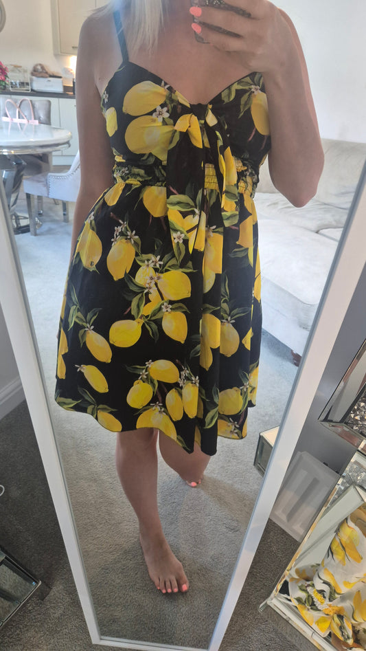 Lemon Dress Black One Size Was £18 now £15