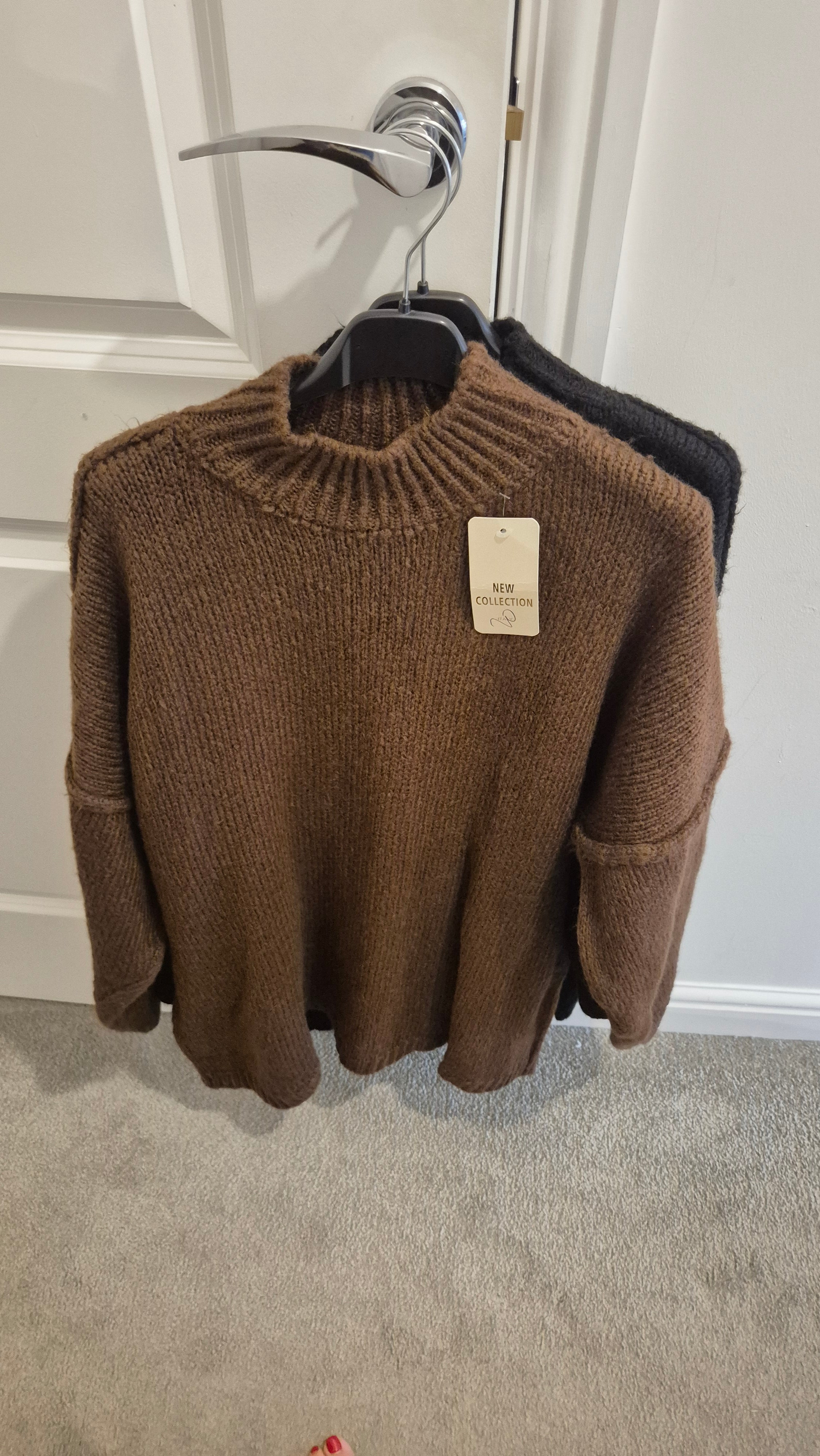 Oversized Knitted Jumper One Size
