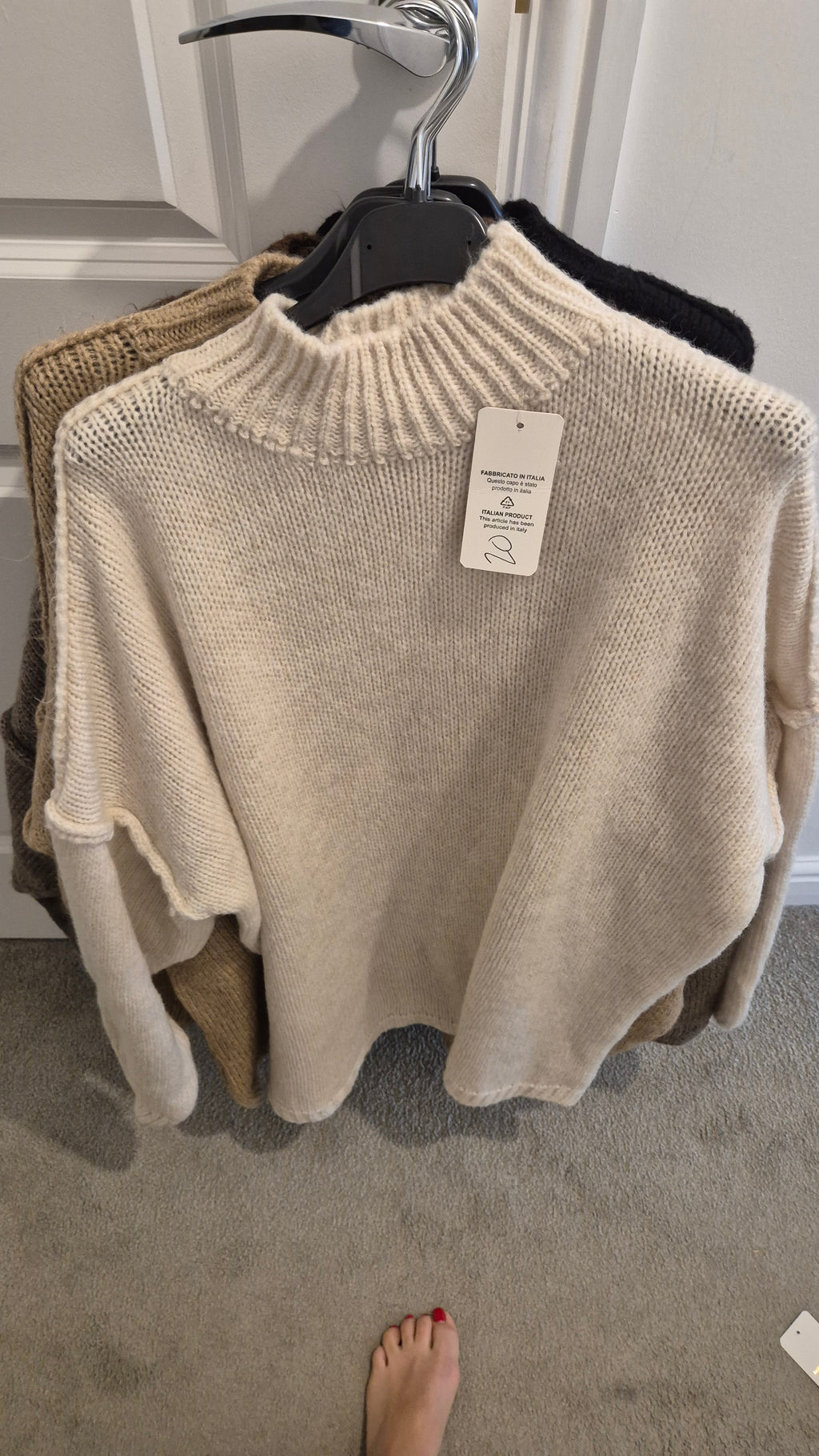 Oversized Knitted Jumper One Size