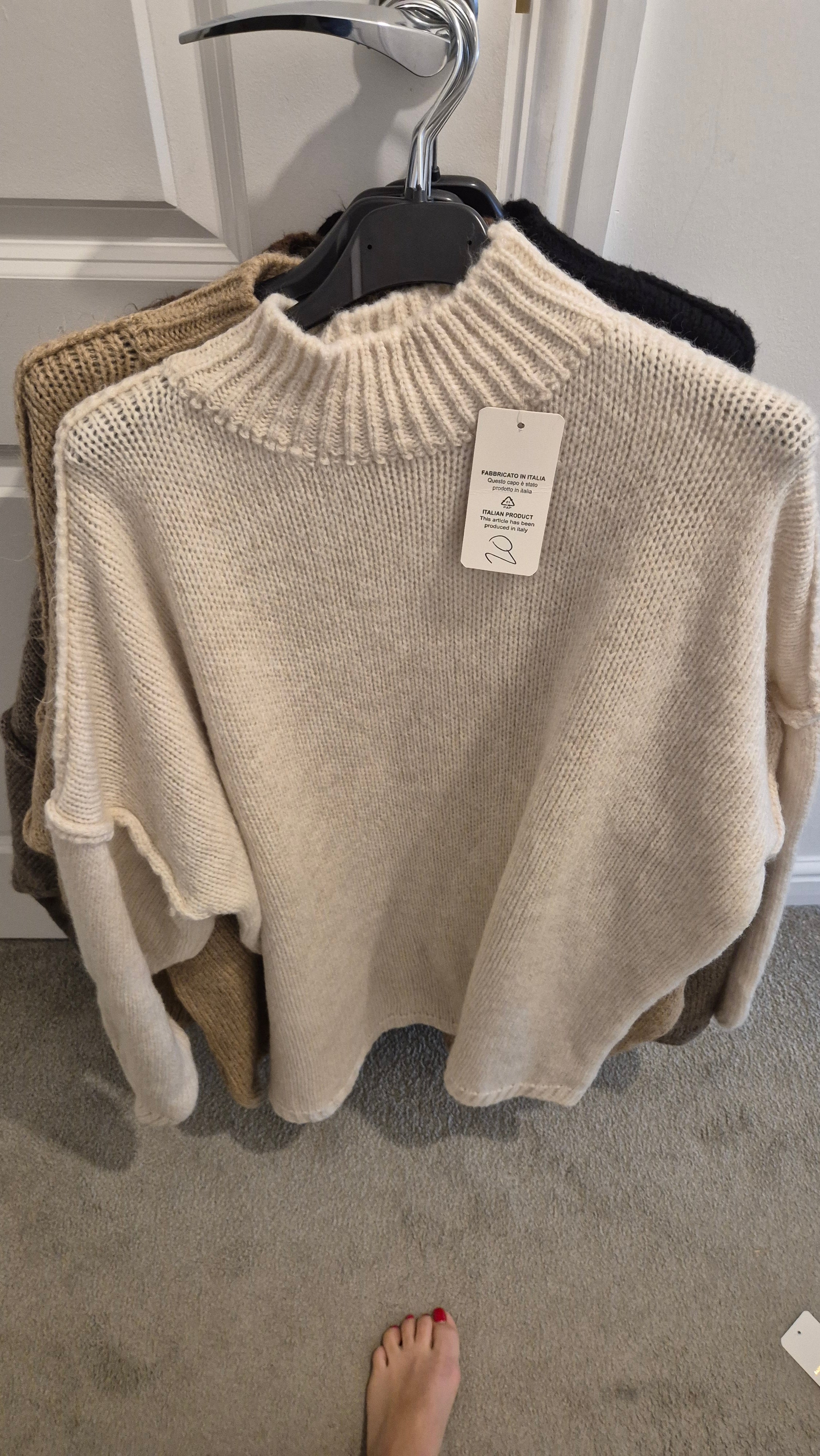 Oversized Knitted Jumper One Size