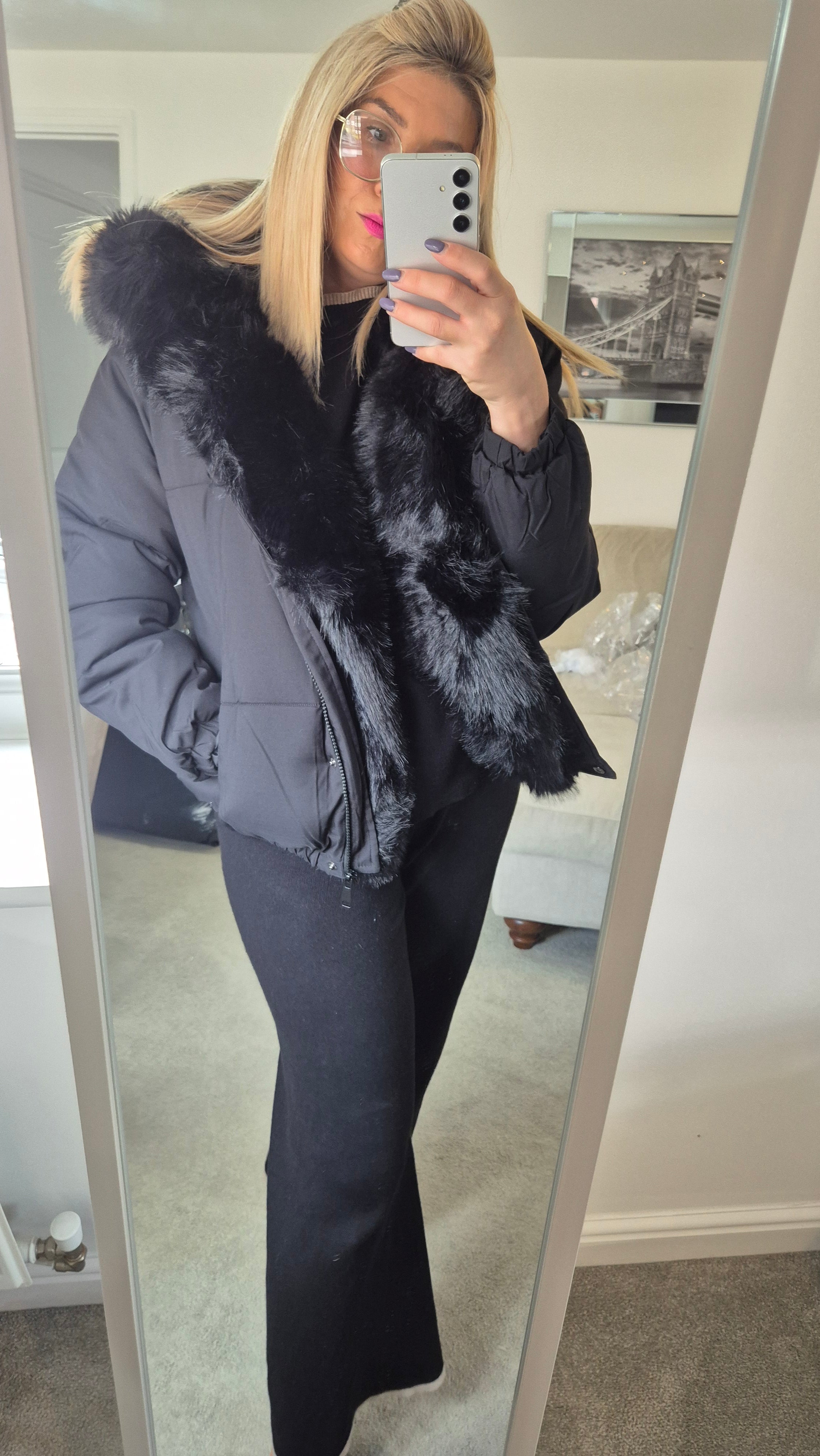 Puffer Jacket Black