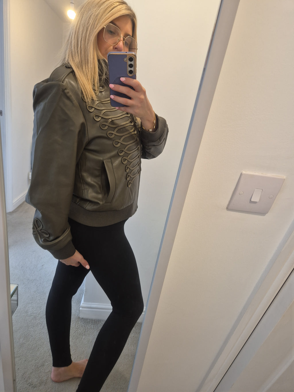 Pvc Bomber Jacket