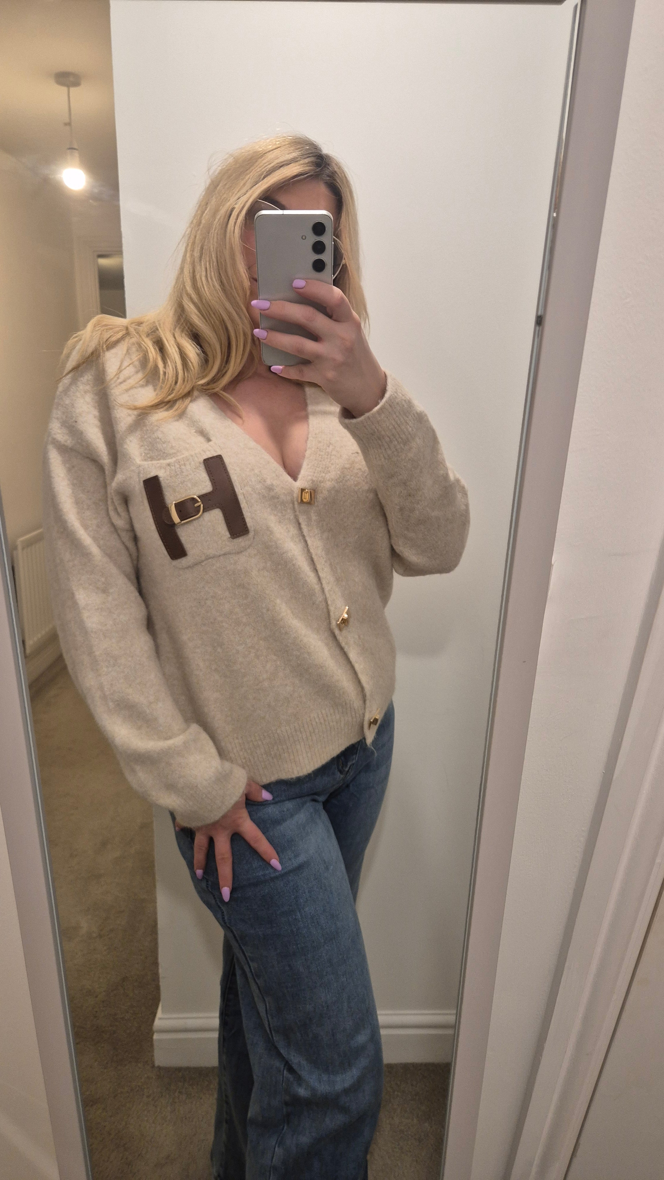 H Cardigan One Size