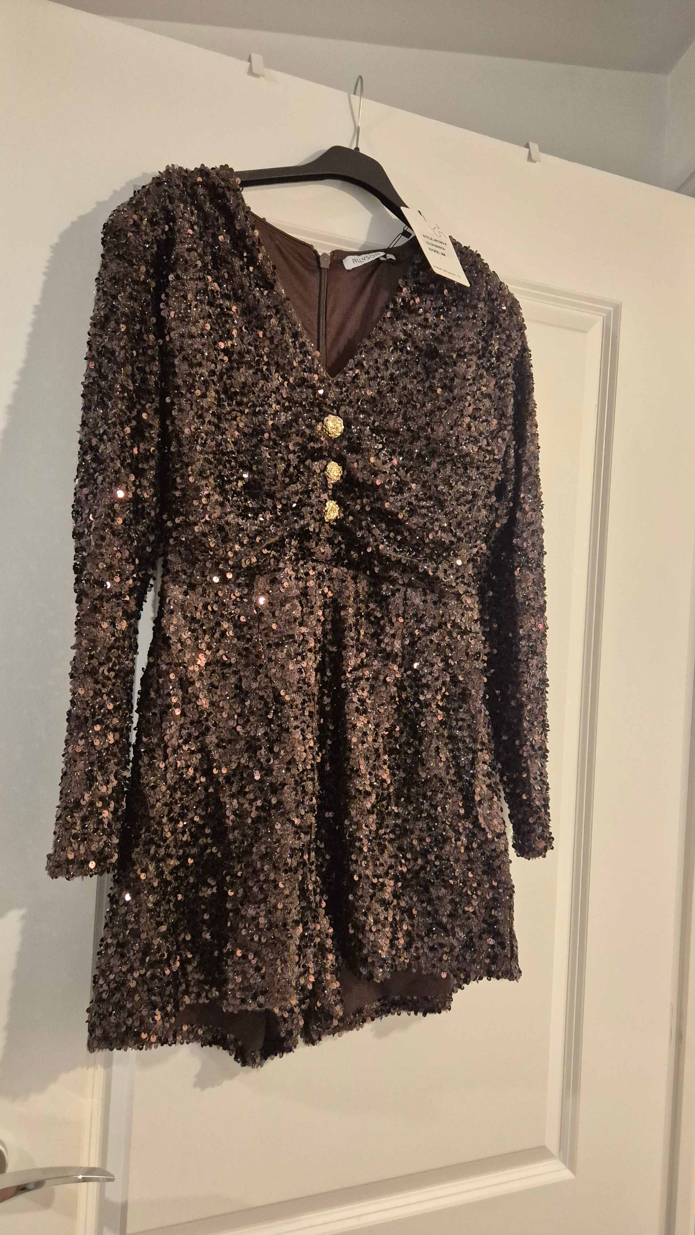 Glitzy Playsuit Large