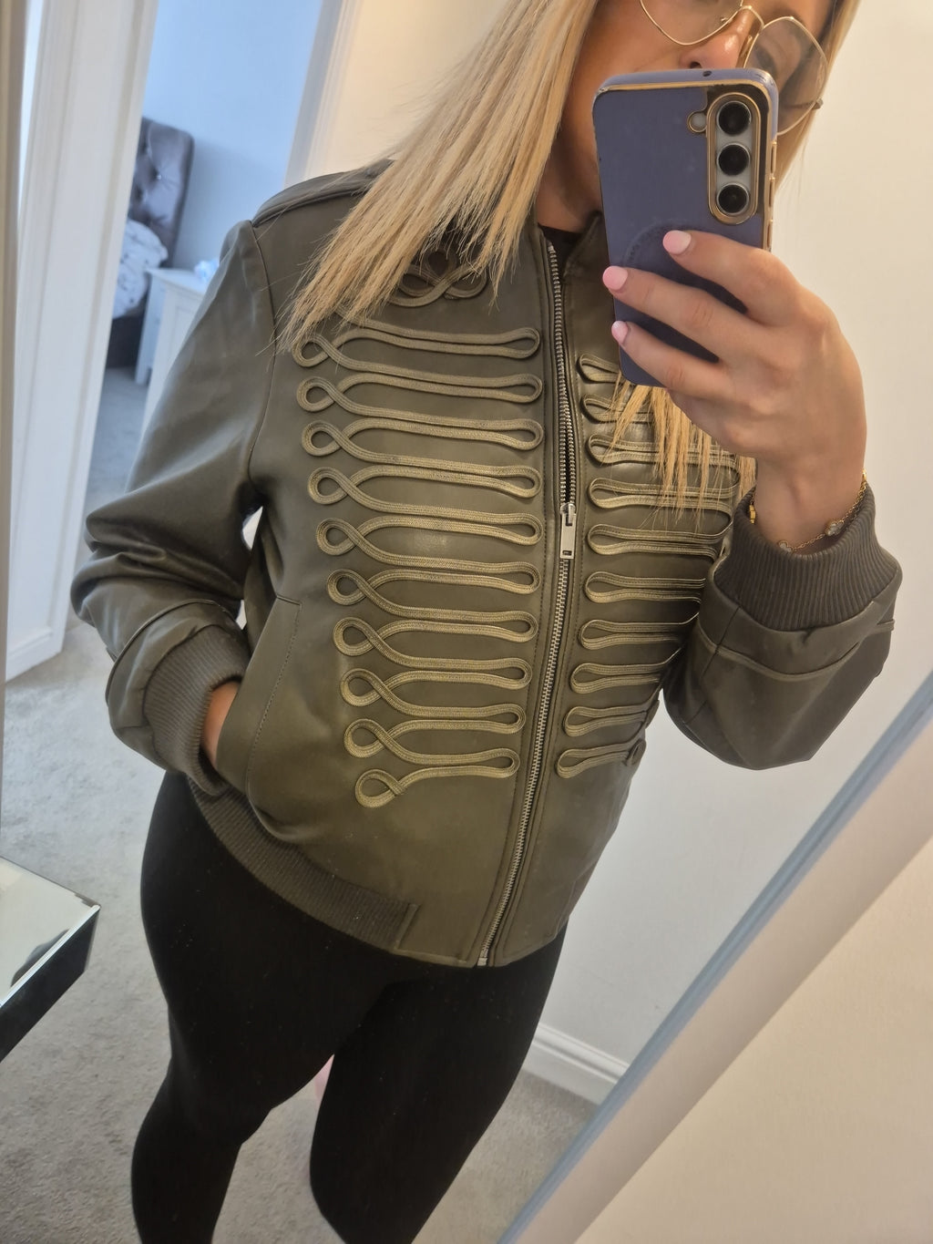 Pvc Bomber Jacket