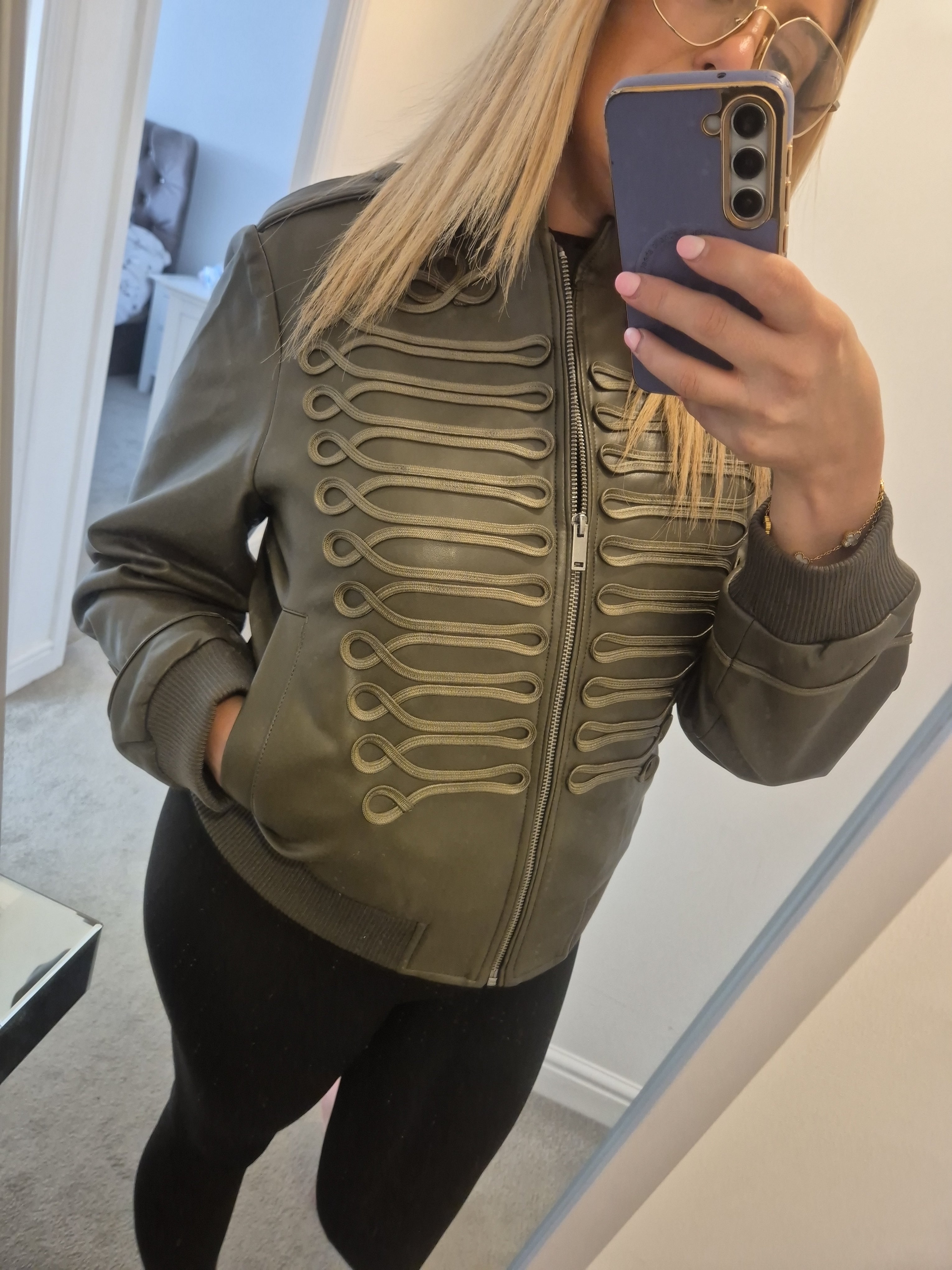 Pvc Bomber Jacket