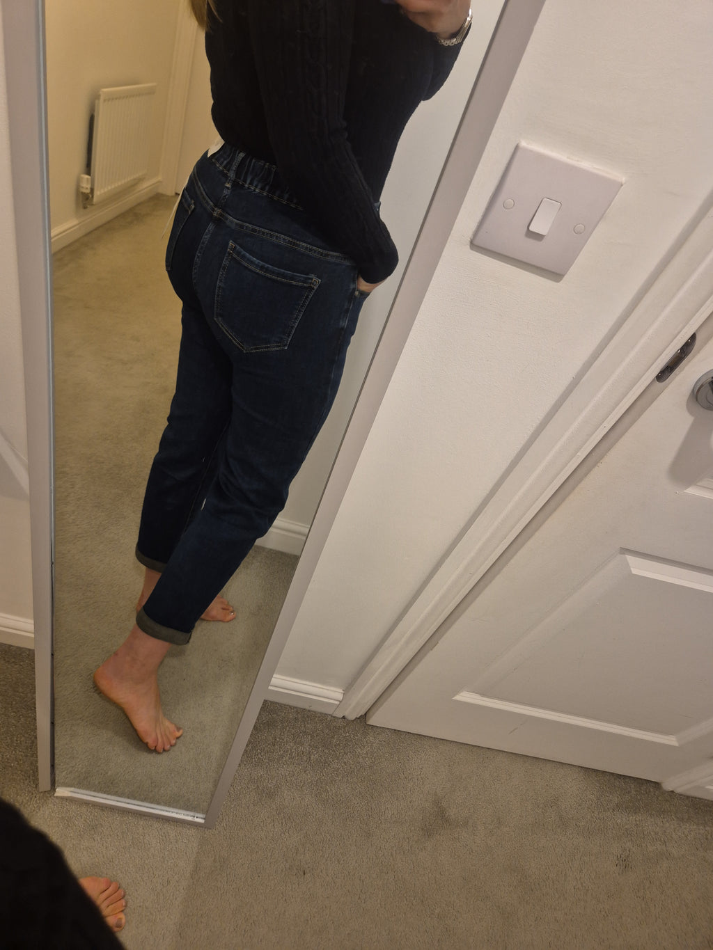 Mom Jean Dark Wash